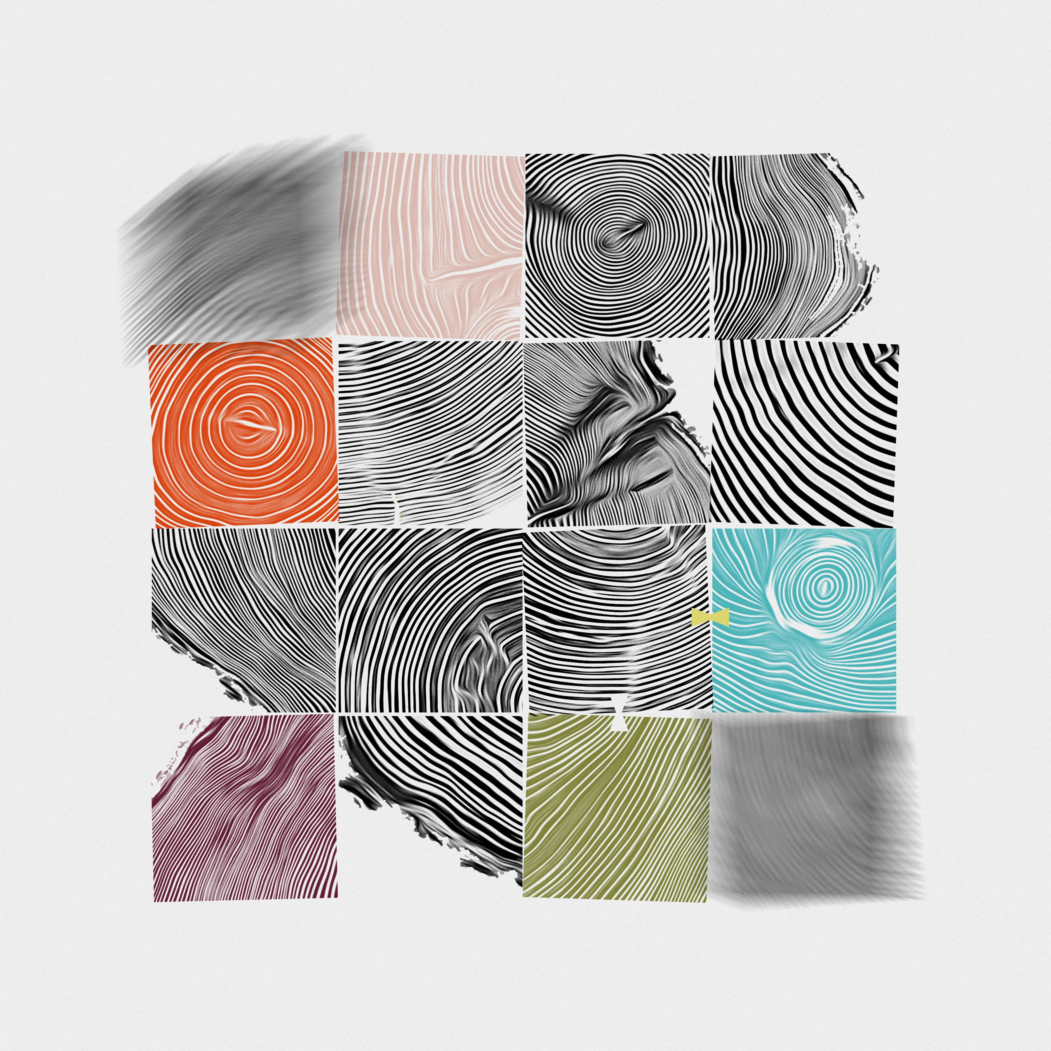 'Woodblocks' is a limited collection of 30 generative artworks inspired by traditional woodblock printing using noise, recursion, and flow fields.

Each piece is randomly generated within a custom 16 grid system via javascript. Traits include colour, texture, focus, joinery, frequency, and placement.

...

Dimensions - 3600x3600px
Format - JPEG
DPI - 300
Tool - p5.js