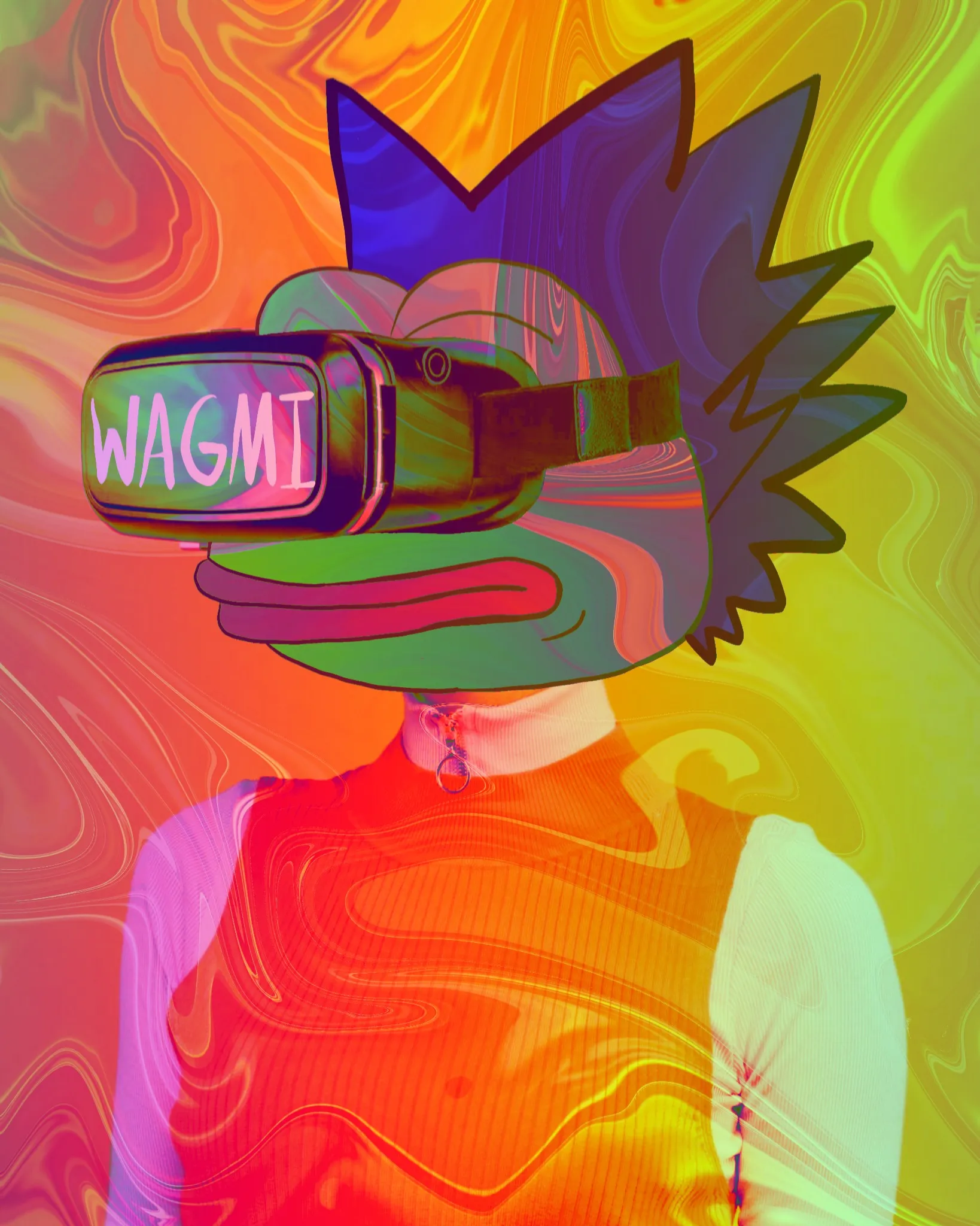 Into the metaverse or whatever. You know the vibes.