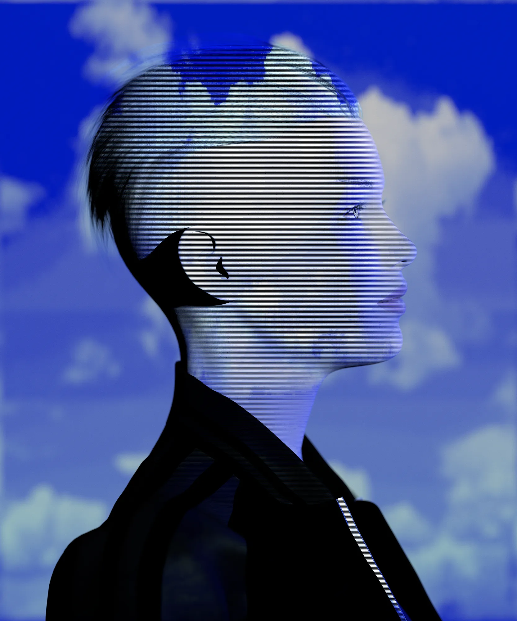 .tif file, 8332px x 10000px
full resolution deliverable upon purchase

The sale of this piece reveals a patron, one who truly believes in the future of the virtual self. It is my wish that this transaction begins new conversation. That of inspiration and joy, confusion and anger. Dialogues about the future - dreams about little fluffy clouds.

Tomorrow is a long time.
