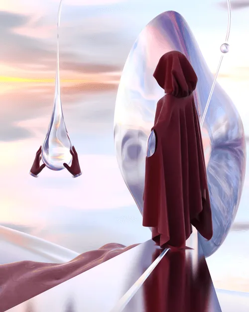 The oracle froze time to take one last look at loneliness.

He held the drop that would finally state his desire. 