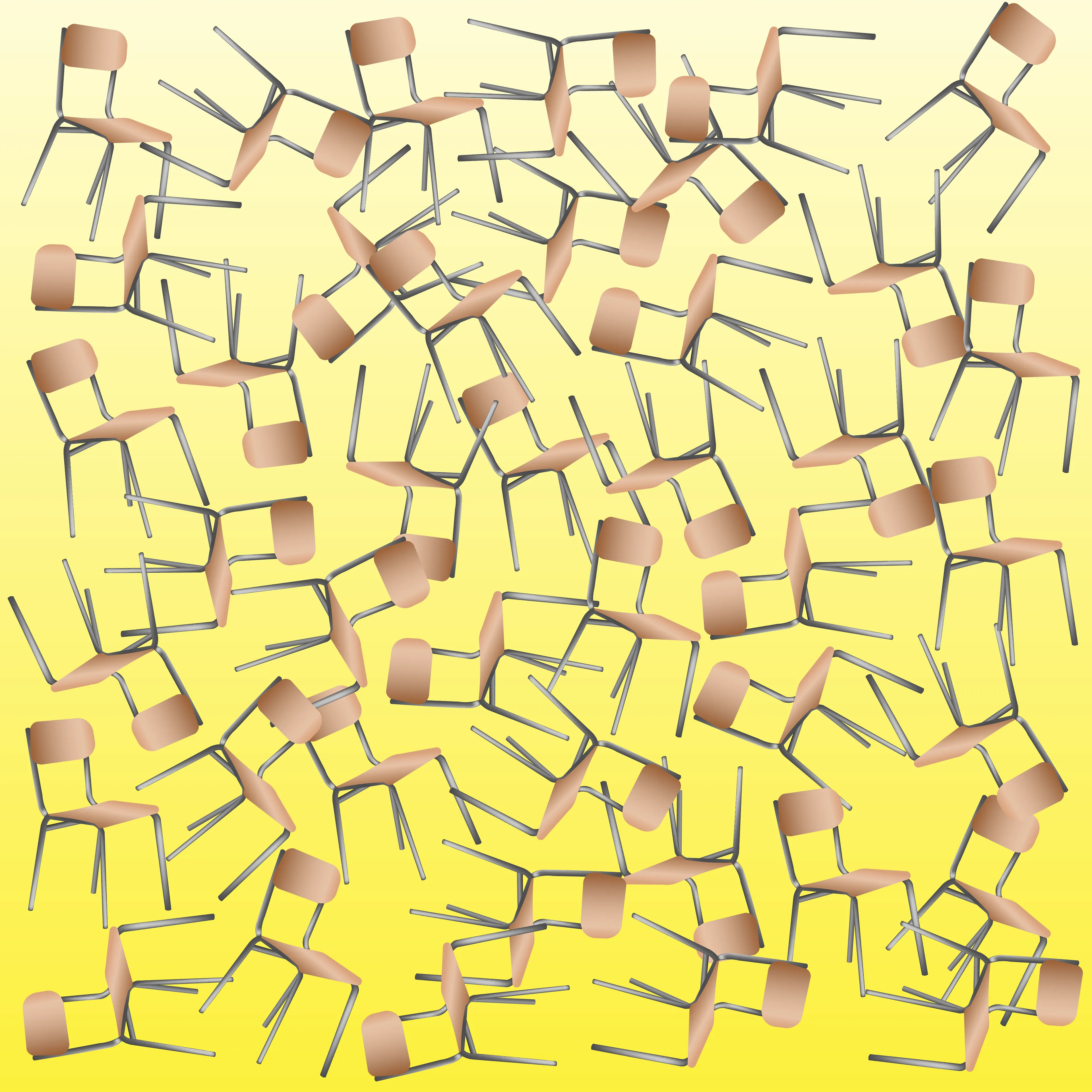 In yellow I stay, among many I stay.