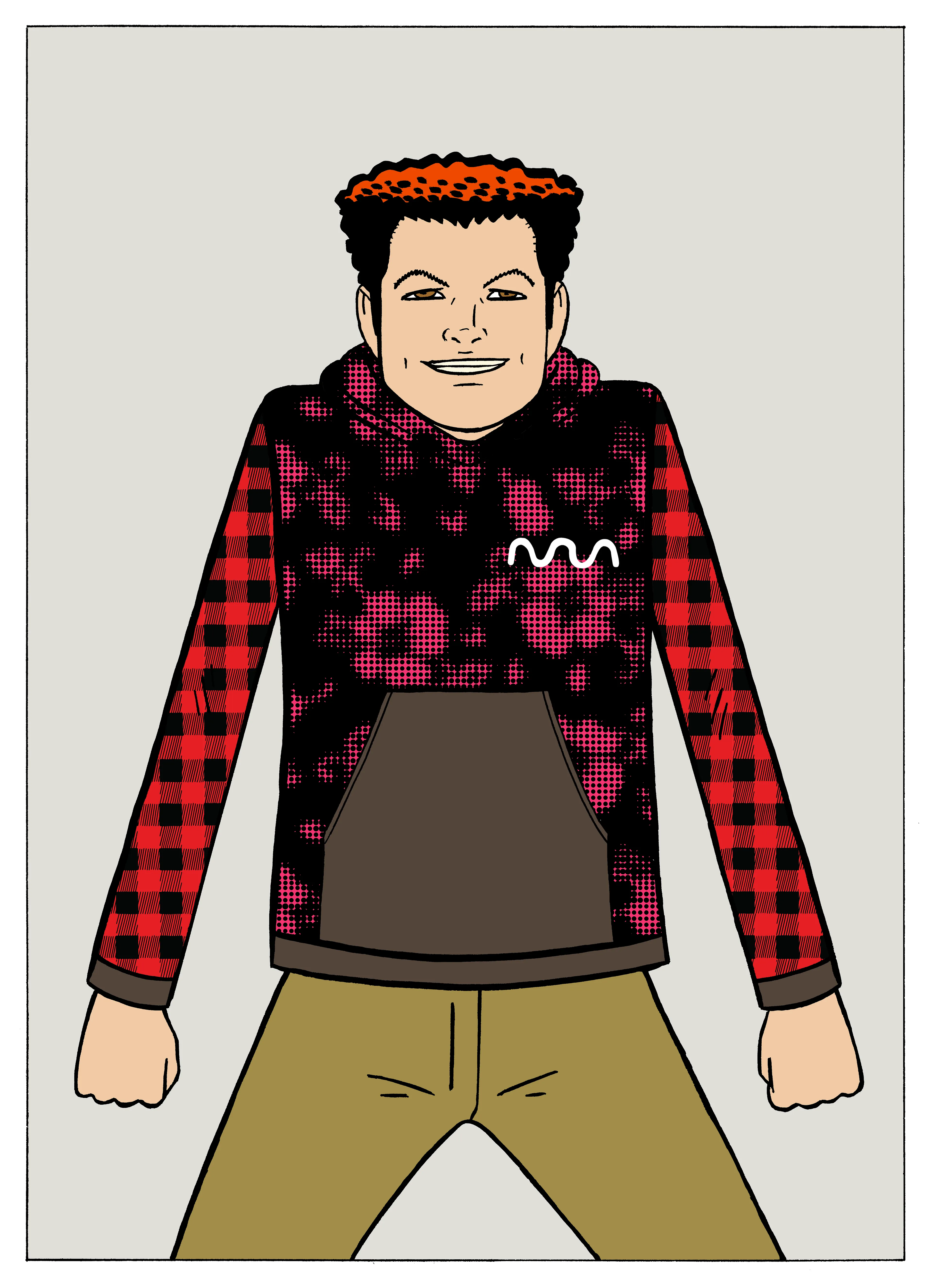 For our earliest supporters, 80 NFTs consisting of 40 hand-drawn original characters created in collaboration with legendary comic book artist, Gilbert Hernandez (of “Love & Rockets” fame), each wearing an algorithmically generated hoodie.