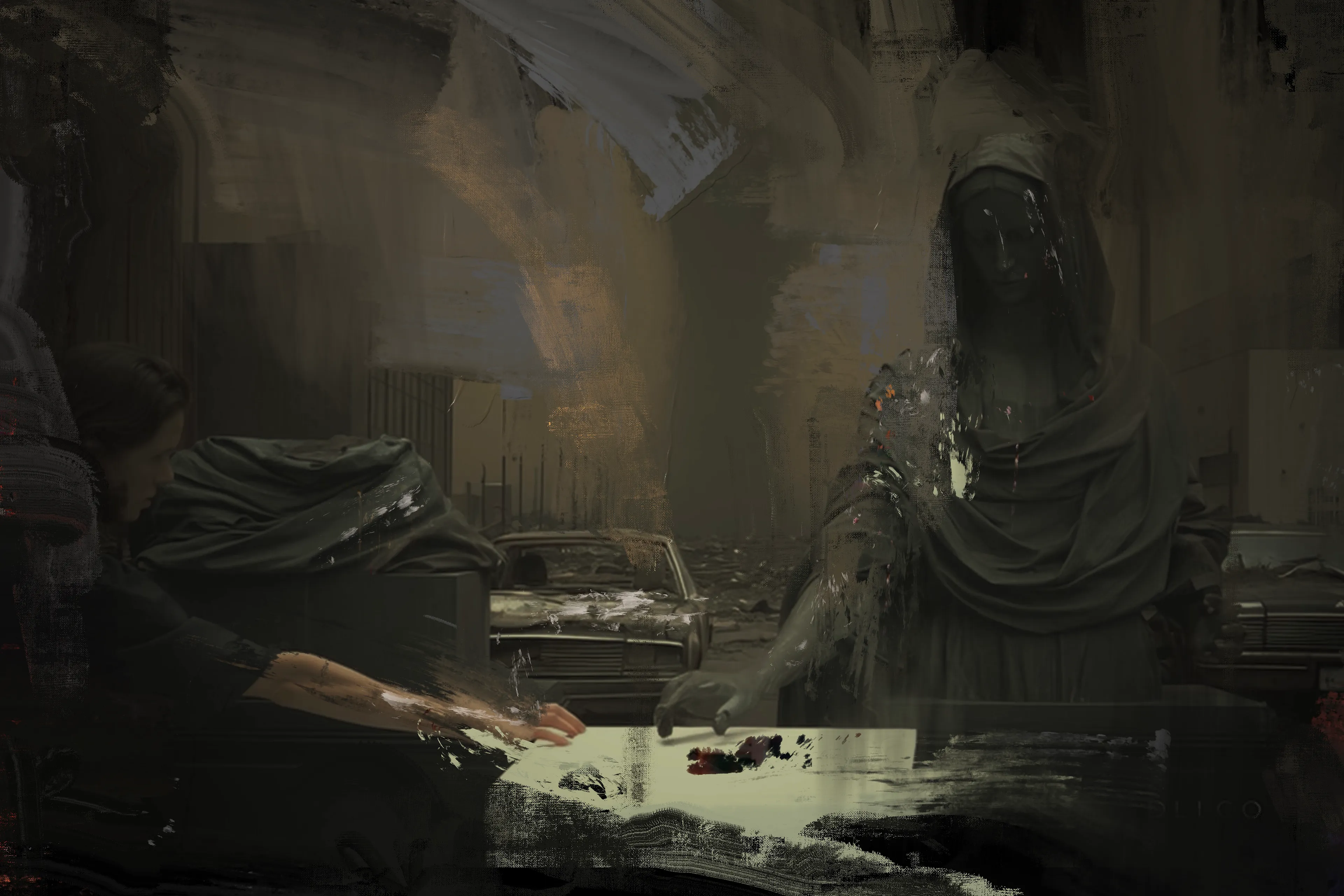 Technocrats Rule I Madonnas

Film Still Painting 5

Post Painting

Circa 2025