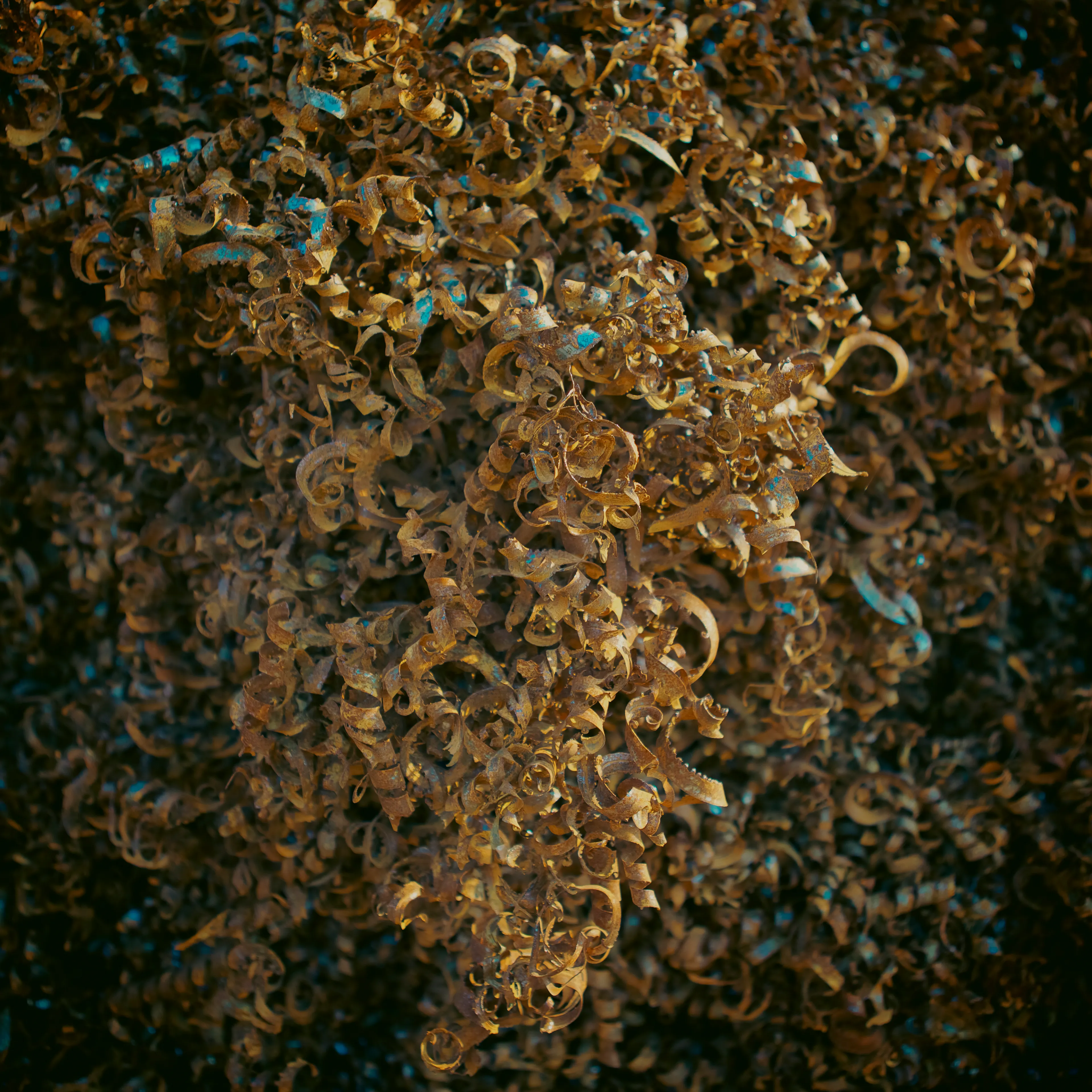 “Cachivaches” is a colloquial Spanish term for a mix of miscellaneous objects often considered worthless or junk. This series explores the aesthetic and structural dynamics of discarded objects, focusing on the paradox between chaos and order. The square format imposes a geometric constraint, juxtaposing organic disorder with rigid frames, encouraging a reevaluation of inherent organization. By highlighting spontaneous patterns in the disordered, "Cachivaches" reveals the latent beauty in the mundane.