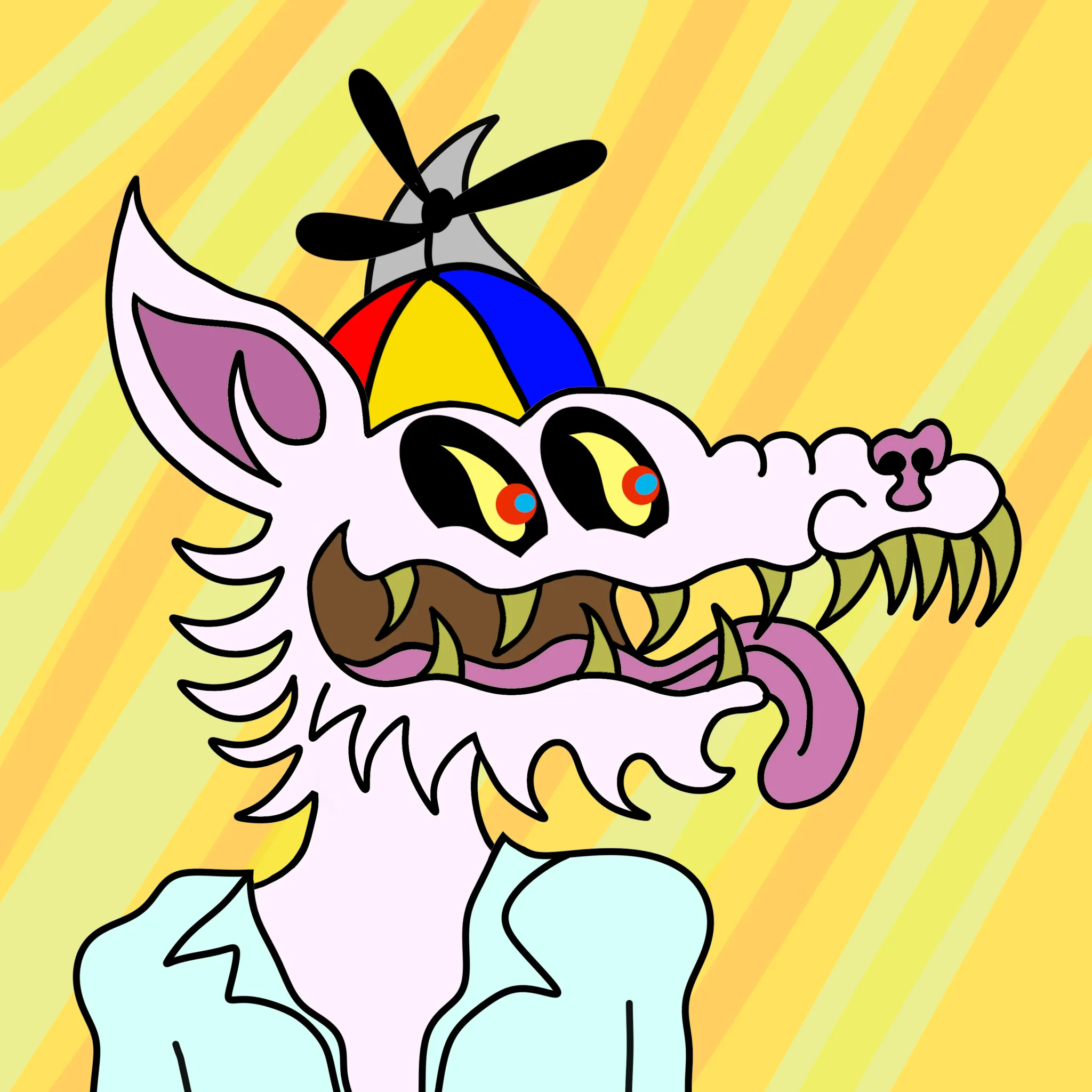 5 k CC0 wolves | drawn by hand, generated by code and curated by the artist | no roadmap, you own the art | !AWOO