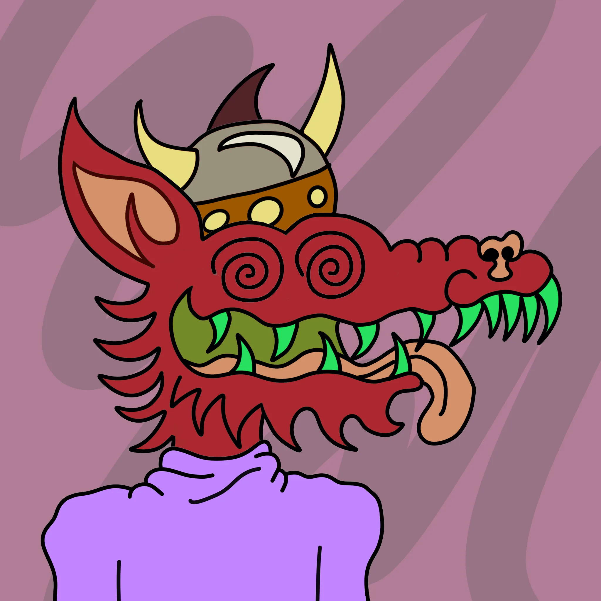 5 k CC0 wolves | drawn by hand, generated by code and curated by the artist | no roadmap, you own the art | !AWOO
