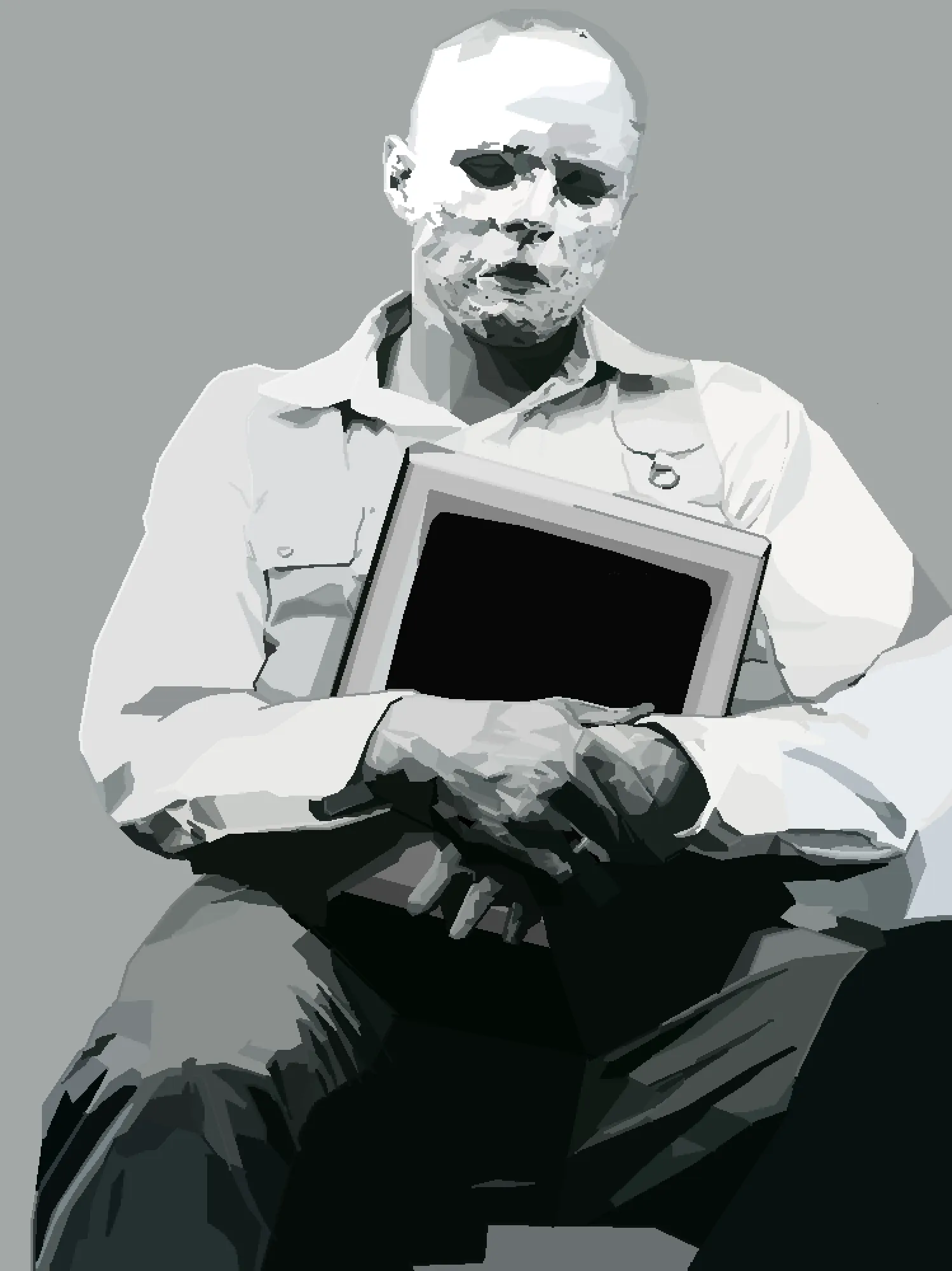 Joseph Beuys and a Macintosh Classic.

749 x 1000 pixels x 2  
PNG  
181 kb