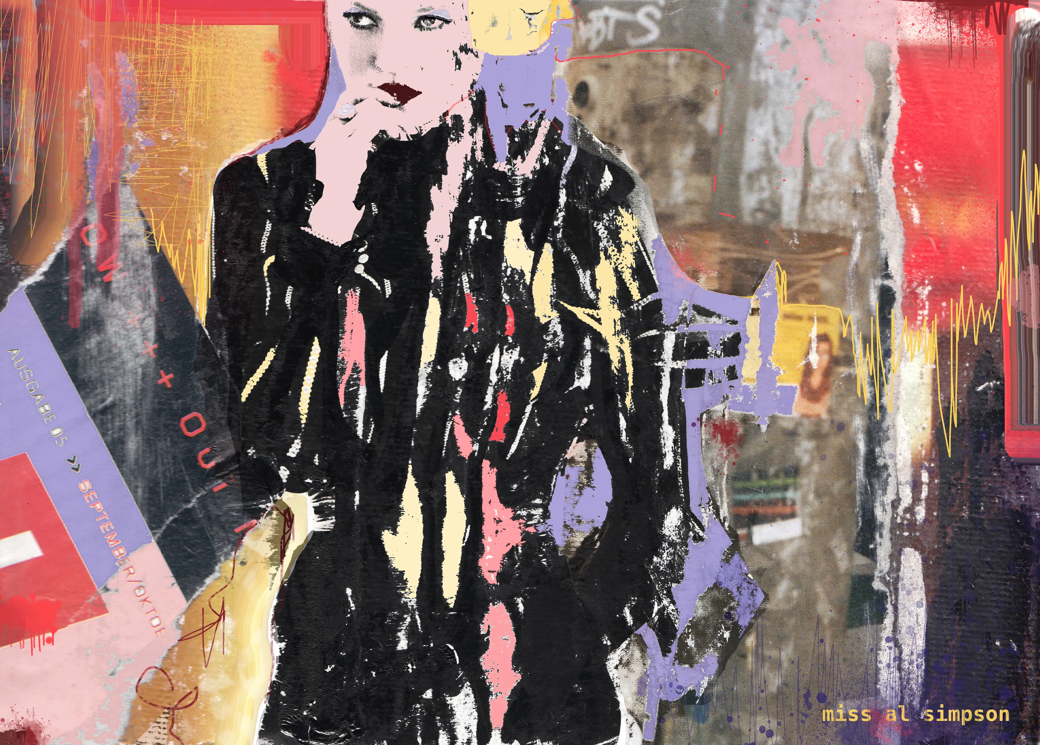 Walking the boulevard, graffiti lines the trees all along the street. Send me a postcard from grey concrete jungle. Tentative urban sprawl...