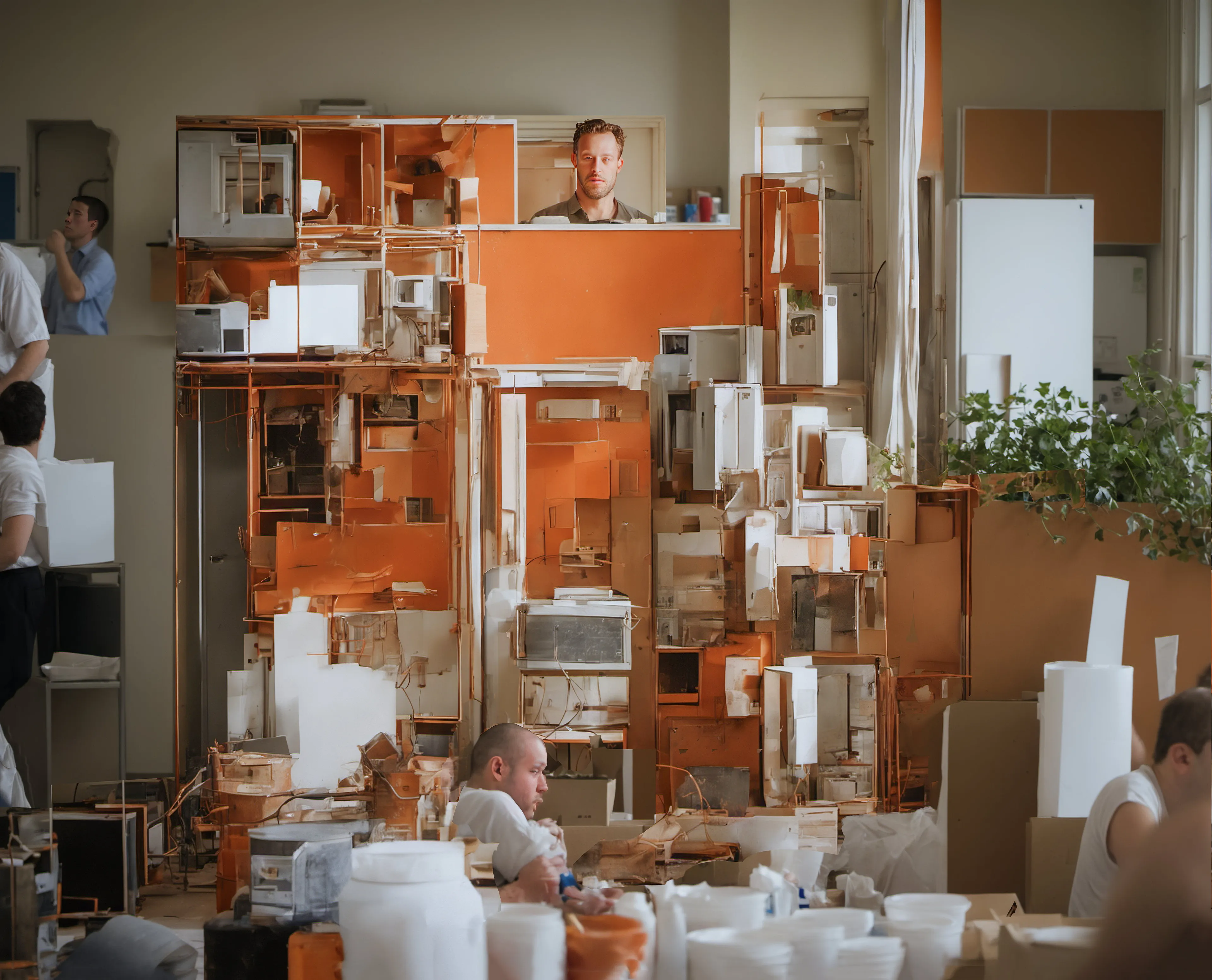 Some questions that are always at the forefront of my art practice: how do my images relate to the images that precede and surround them; what expectations are we bringing to images, and how are these expectations established and reinforced; what purpose do these expectations serve and how can we interact with these expectations?

AI image generators are a fascinating new tool for exploring these questions because they create images based upon a dataset of hundreds of millions of preexisting imagery but are otherwise unfettered by the preexisting expectations of visual culture. That is, they make new images based on predictions from all the images (and image tags) that precede them. However, they are not otherwise bound by human logic or cultural codes and therefore make images that reflect these codes in surprising and often challenging ways, like a funhouse mirror. There is a beautiful collapse of category distinctions and a dynamic interplay between un-indoctrinated naivety and an appreciation of precedent.