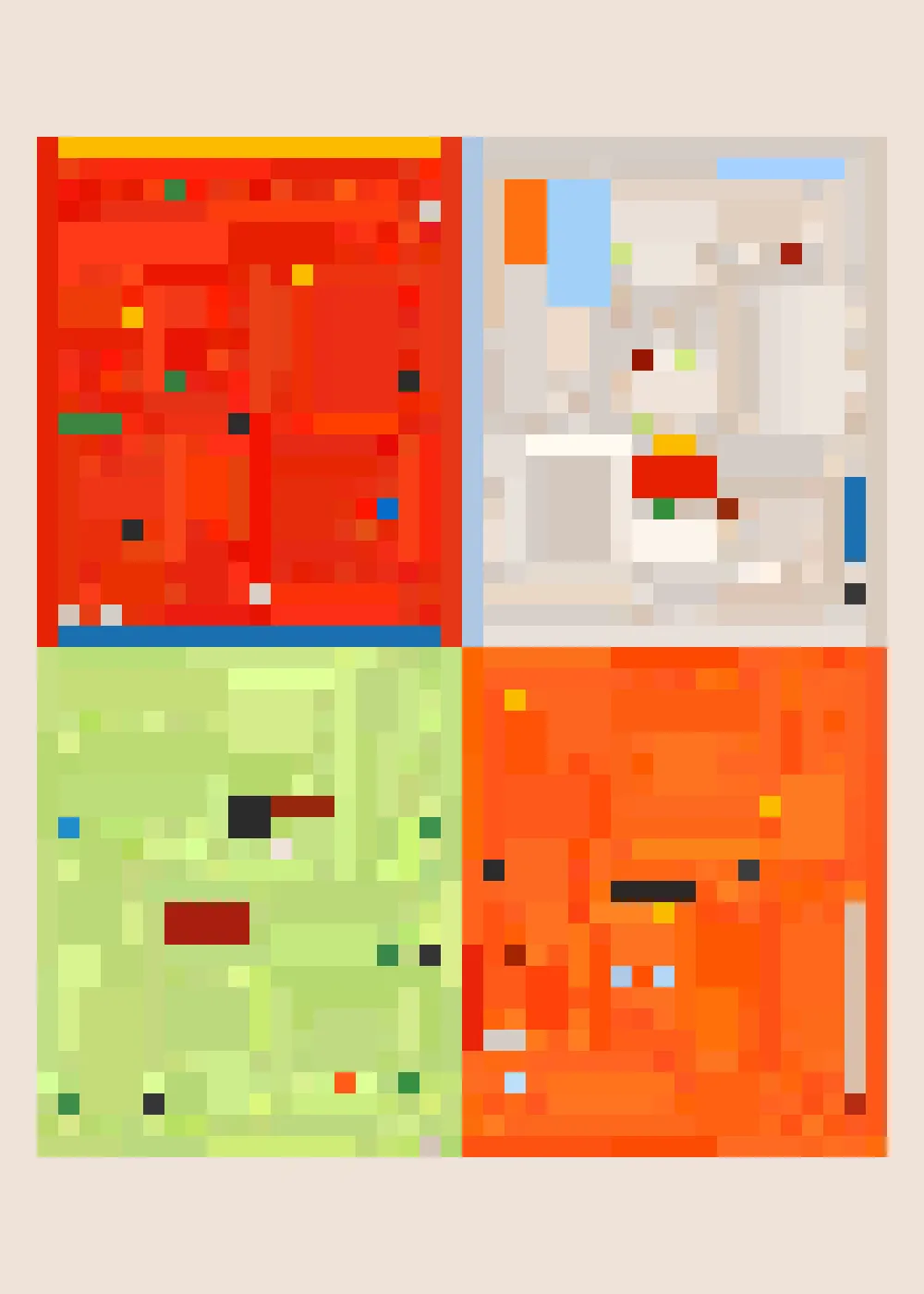 Generations is a collaboration between generative artist Anna Lucia and the quilters of Gee's Bend. Anna Lucia developed an algorithm to craft a series of digital quilts inspired by the iconic patchworks of the Quilters of Gee's Bend. 

 In the 19th century, enslaved plantation workers of Gee's Bend, Alabama, crafted one of the most important living legacies in American art history. Isolated from outside influences by an Alabama River cul-de-sac, the community incubated a staggeringly unique found fabric quilting tradition echoing African textile patterns. These stunning abstract designs would become widely regarded as modern art masterpieces, defiantly voicing a rich intergenerational narrative. Gee's Bend quilts have been collected extensively by prominent museums, inspiring high-profile homage from official First Lady portraiture to acclaimed runway shows. 

 Four quilters, Louisiana Bendolph, Loretta Petway Bennett, Essie Bendoplhe Pettway, and the estate of Lucy Pettway-namely her daughter and fellow quilter Mary Margaret- shared their process with Anna Lucia. Who, in turn, created an algorithm to generate digital quilts that share key elements with the source yet are unique and surprising in their own way. The quilters collaborated on curating the 500 unique digital quilts that make up the Generations collection. 

 [Collector’s Rights](https://ipfs.io/ipfs/Qmb4a2H7Y4CJq53Qs2E2tKF4SJRuUnTvfqho1kvRvLzfhJ/COLLECTOR'S%20RIGHTS%20ANNA%20LUCIA%20x%20GEE'S%20BEND.pdf) 

[High Resolution Image](https://ipfs.io/ipfs/QmfMr3GDsPSQ2GqxU1SkwoZRyWH1ZaXoVfJaPFgxRNXtPo/Essie_903486_high-ress_.png)