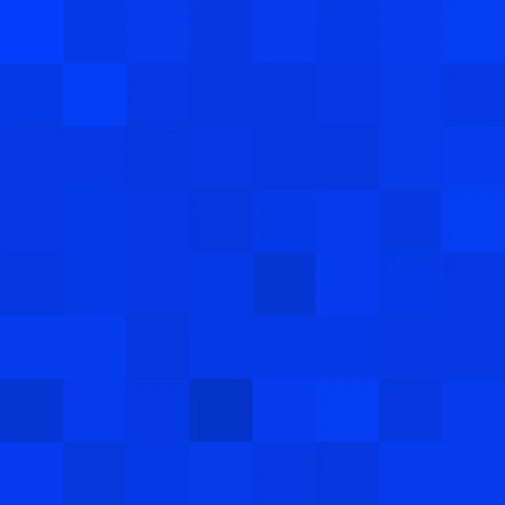 Proof of Work is a series of manually generated images by Jonathan Chomko. Each graphic pixel corresponds with one keypress, resulting in images where visual density is directly correlated with physical effort. In Blue Duration, time elapsed between keypresses modulates the brightness of the colour. The artist aims to fill the canvas with consistent colour, but small variations between keypresses become visible as the scale of production increases. The images were generated daily, pixel canvas size doubling each day until one image could not be completed in one day.

Video: QmWhJMsTc1TCs3hzWm5QV6wyLthxzYgufpGJEKZf3jBdGe      

Collector Information: QmcUxoiWcqC3a4pzJWg4wdRMEk25RxkWvLVtPh76kHykCD