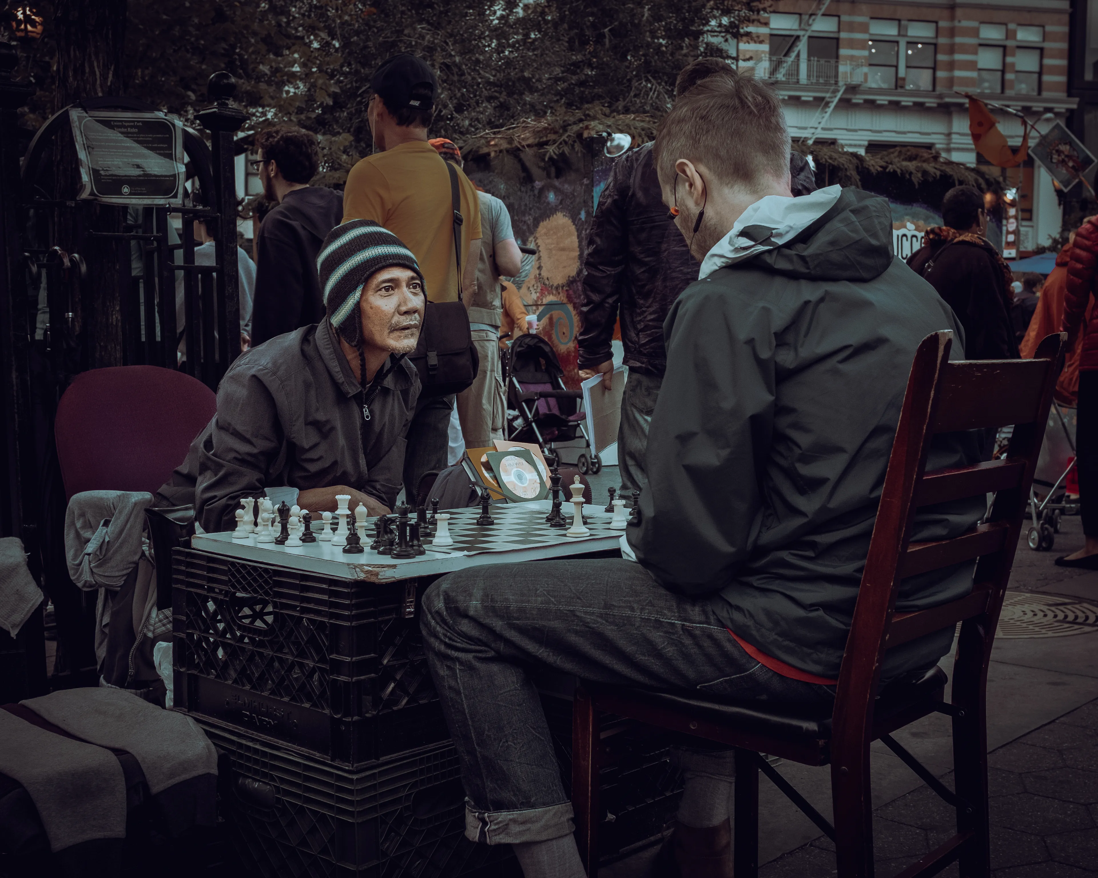 Challenging:
September 22, 2013

City:
“You ask too many questions!”

An expression I heard all too often when I was a child. My curiosity and eagerness to absorb the world around me seemed to annoy the adults in my life. Perhaps they were right, and I was indeed annoying. But the thing is that curiosity never left me, and still today I’m left with more questions than answers when I look around. 

My camera has become the repository of the questions, riddles, and enigmas of my life. My photographs are an estuary where thoughts meet observations in the quest for answers. The city, the streets, and the people are my richest source of wisdom. Strangers’ stories enter through my lens and jump-start my neural network into overdrive. 

Occasionally, I open the valve and release them back into the world to relieve the pressure they build in my mind.