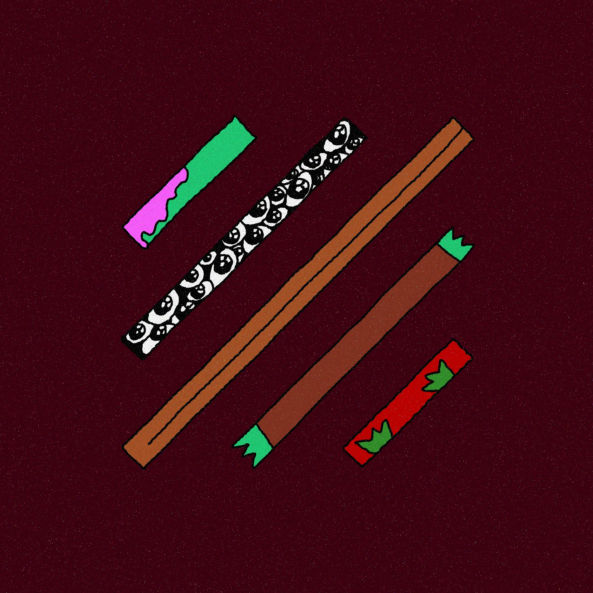 An interpretation of the Decal by Darkfarms. A symbol of permissionless creativity. Series Sixteen.