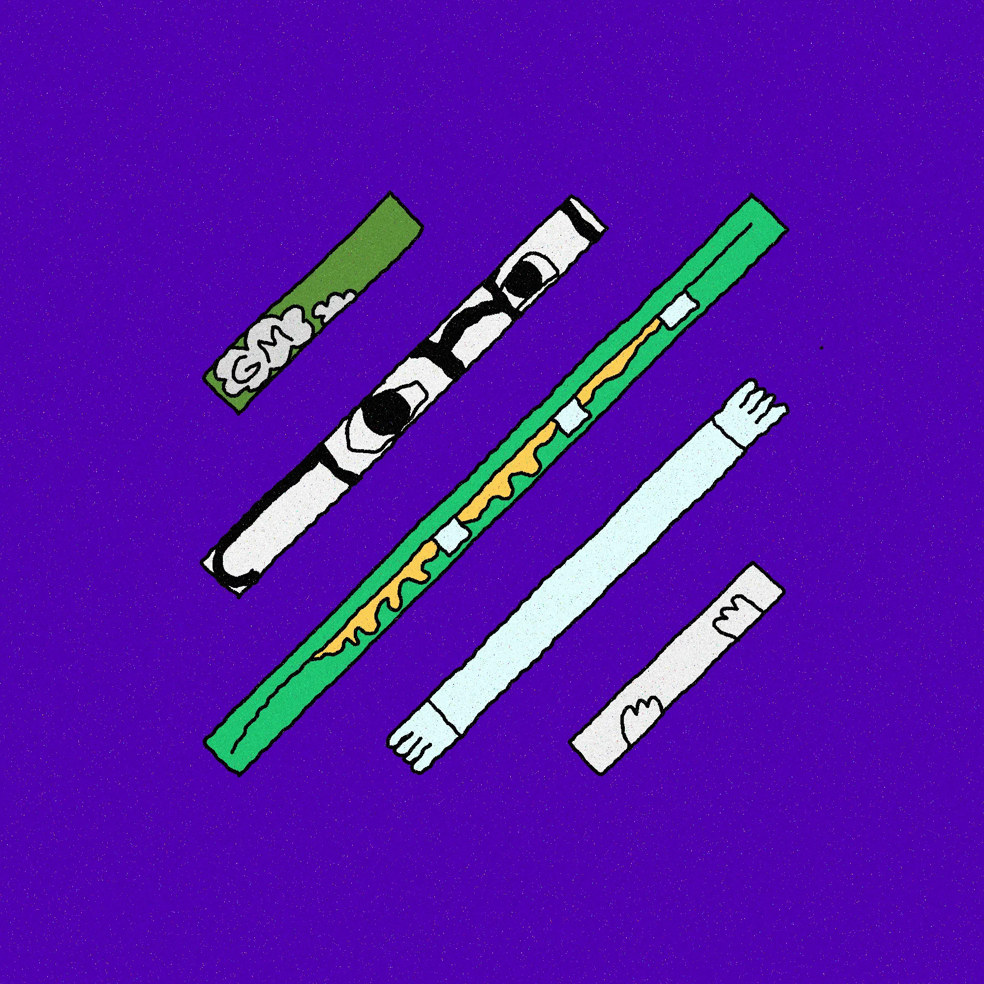 An interpretation of the Decal by Darkfarms. A symbol of permissionless creativity. Series Sixteen.