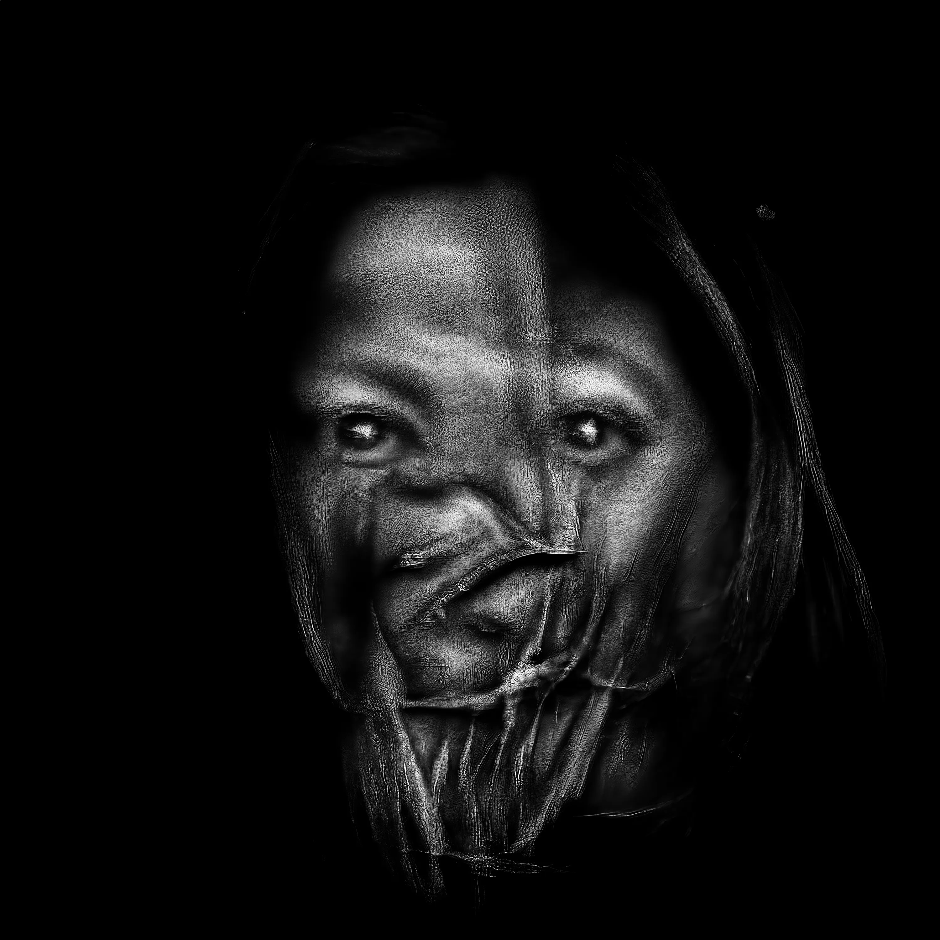 Assembly presents "Human Trials" by Rashed Haq, a collection of portraits of people who do not exist, created between 2016 and 2020 using an artificial intelligence (AI) algorithm. We live in a world of ubiquitous networked communication and generate a tremendous amount of data as many of our interactions are digitized from shopping and entertainment to socializing and medical diagnosis. Algorithms sift through this data to make sense of who we are, and assign to us a gender, ethnicity, age, education level, class, marital status, reliability as an employee, citizenship, entertainment preferences, shopping preferences, and even identification as a terrorist. This invisible system shapes our lives, often without us knowing. These can come in the form of what we can easily see or buy through personalization or recommendation engines, or decision engines such as whether we should be called for the job interview or if we should be fired for low productivity, or whether our mortgage application will be approved. AI often generates distorted views of their subjects as the underlying data can be incomplete, inaccurate, or biased. This collection of portraits visualizes this distortion by retraining the AI on a set of the artist’s original photographs produced in his studio, and inserting “bad” data in the training data set.

Rashed Haq is a Bangladeshi-American artist, scientist and technologist. He uses a combination of photography and software algorithms in his artistic practice. Haq won the Art+Science award from Lenscratch in 2021, and is the author of "Enterprise AI Transformation." He has had over 40 solo and group exhibitions across North America, and his work is in various private and corporate collections.