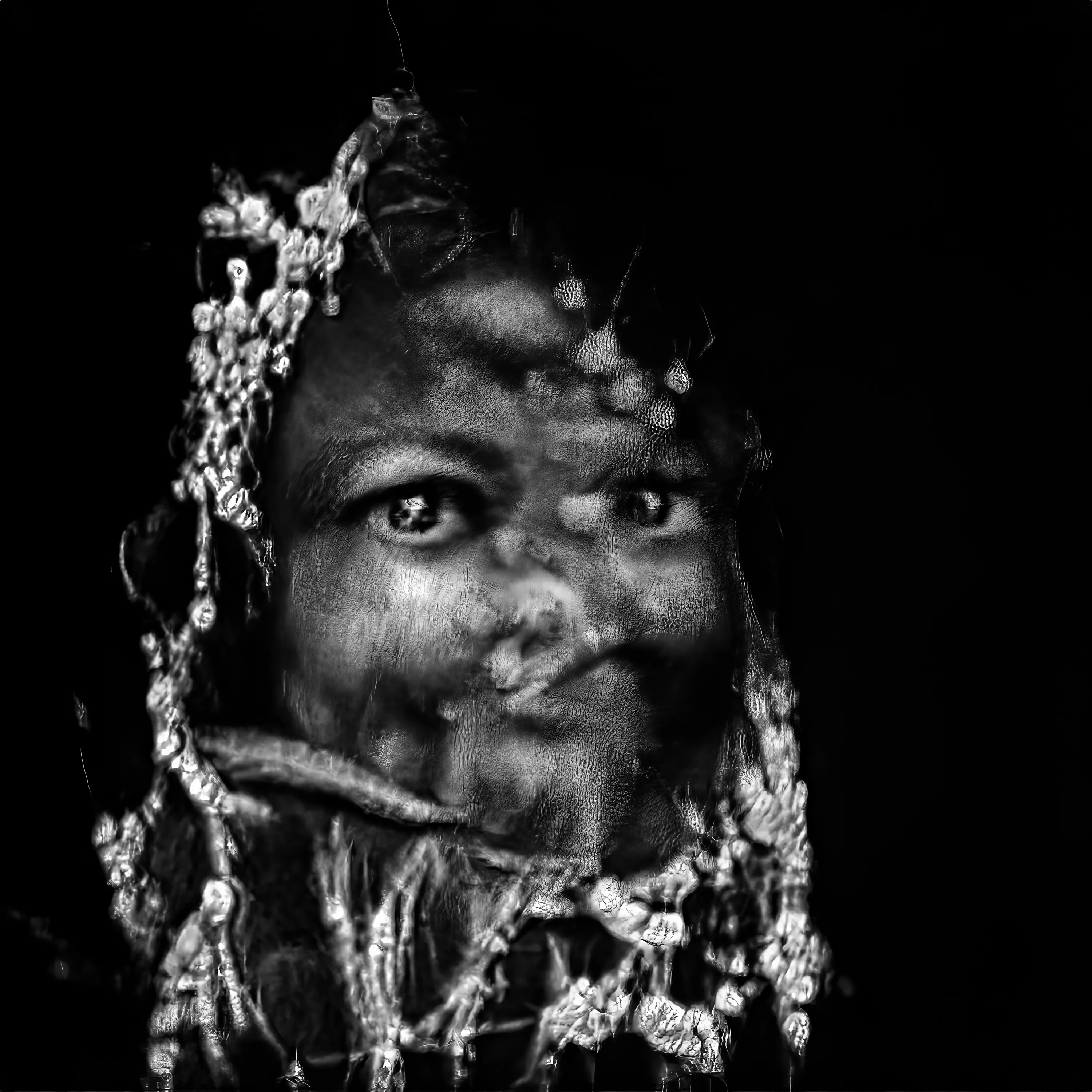 Assembly presents "Human Trials" by Rashed Haq, a collection of portraits of people who do not exist, created between 2016 and 2020 using an artificial intelligence (AI) algorithm. We live in a world of ubiquitous networked communication and generate a tremendous amount of data as many of our interactions are digitized from shopping and entertainment to socializing and medical diagnosis. Algorithms sift through this data to make sense of who we are, and assign to us a gender, ethnicity, age, education level, class, marital status, reliability as an employee, citizenship, entertainment preferences, shopping preferences, and even identification as a terrorist. This invisible system shapes our lives, often without us knowing. These can come in the form of what we can easily see or buy through personalization or recommendation engines, or decision engines such as whether we should be called for the job interview or if we should be fired for low productivity, or whether our mortgage application will be approved. AI often generates distorted views of their subjects as the underlying data can be incomplete, inaccurate, or biased. This collection of portraits visualizes this distortion by retraining the AI on a set of the artist’s original photographs produced in his studio, and inserting “bad” data in the training data set.

Rashed Haq is a Bangladeshi-American artist, scientist and technologist. He uses a combination of photography and software algorithms in his artistic practice. Haq won the Art+Science award from Lenscratch in 2021, and is the author of "Enterprise AI Transformation." He has had over 40 solo and group exhibitions across North America, and his work is in various private and corporate collections.