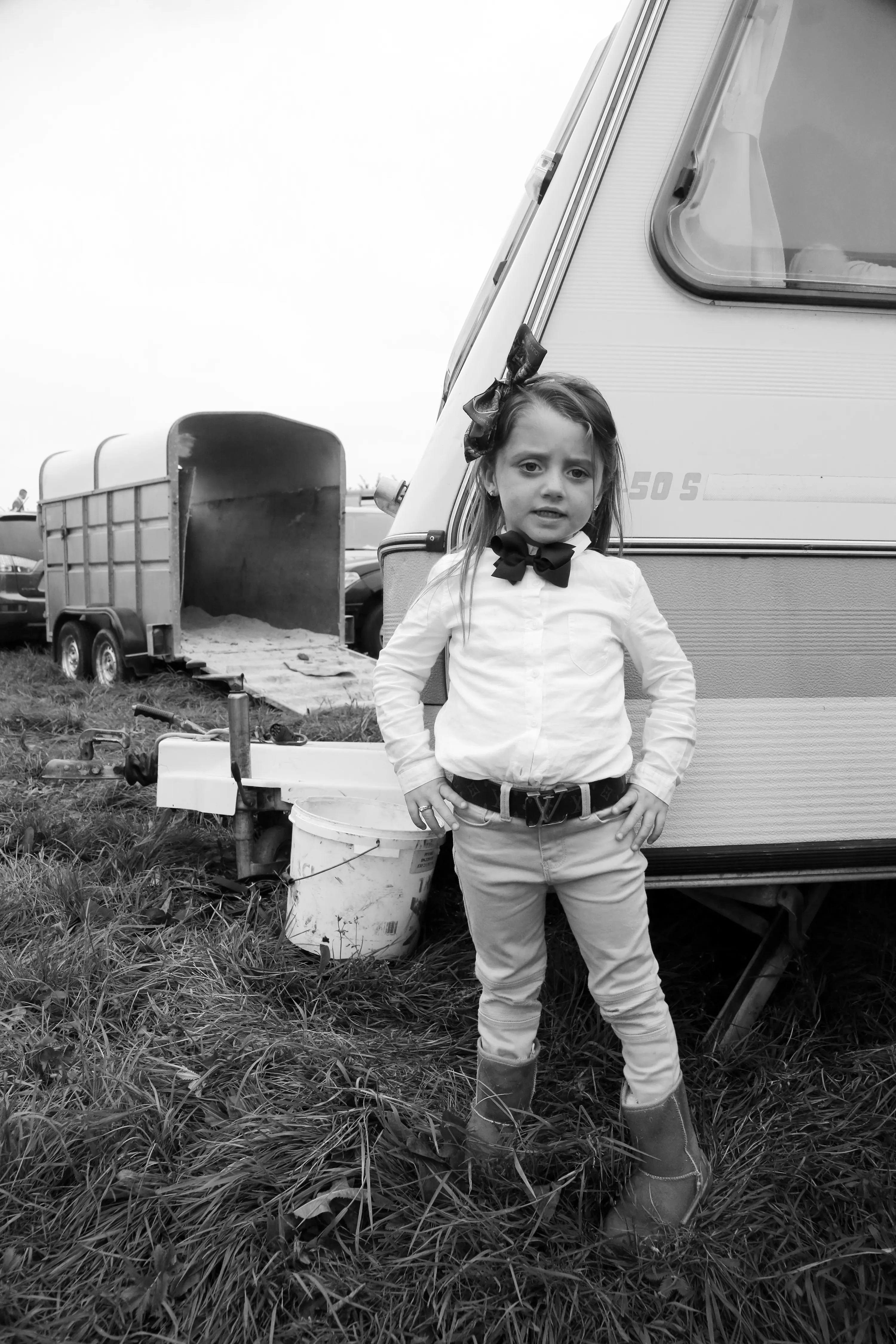 "I have spent my entire career photographing children all over the world. The last several years I have focused my eyes on the Irish Traveller that live in caravans on the side of the road or in open fields throughout Ireland.

The Traveller community are an Irish nomadic indigenous ethnic minority. There is no recorded date as to when Travellers first came to Ireland. This is lost to history but Travellers have been recorded to exist in Ireland as far back as history is recorded. Even with their great history they live as outsiders to society and face unbelievable racism growing up. As a mother of two daughters I became so interested in the culture and traditions and lives of these children. I have spent many years traveling back and forth to Ireland to document these incredible children."