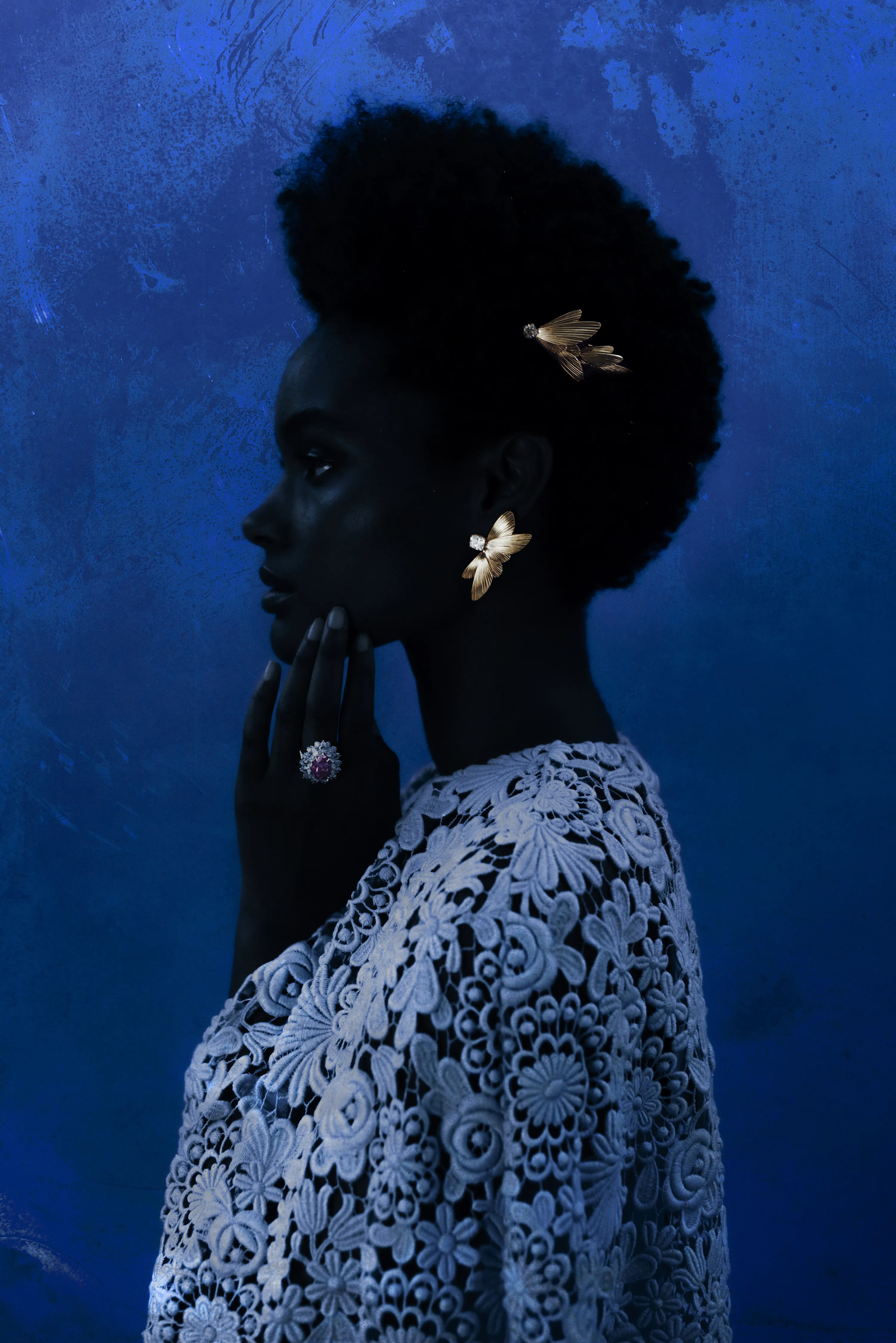 Bucking traditional photographic formalism, Shawn Theodore's Afromythology rebuts Afro Futuristic aesthetic values and serves as a continual affirmation for those who are in no way unsure of their own agency and historical context.