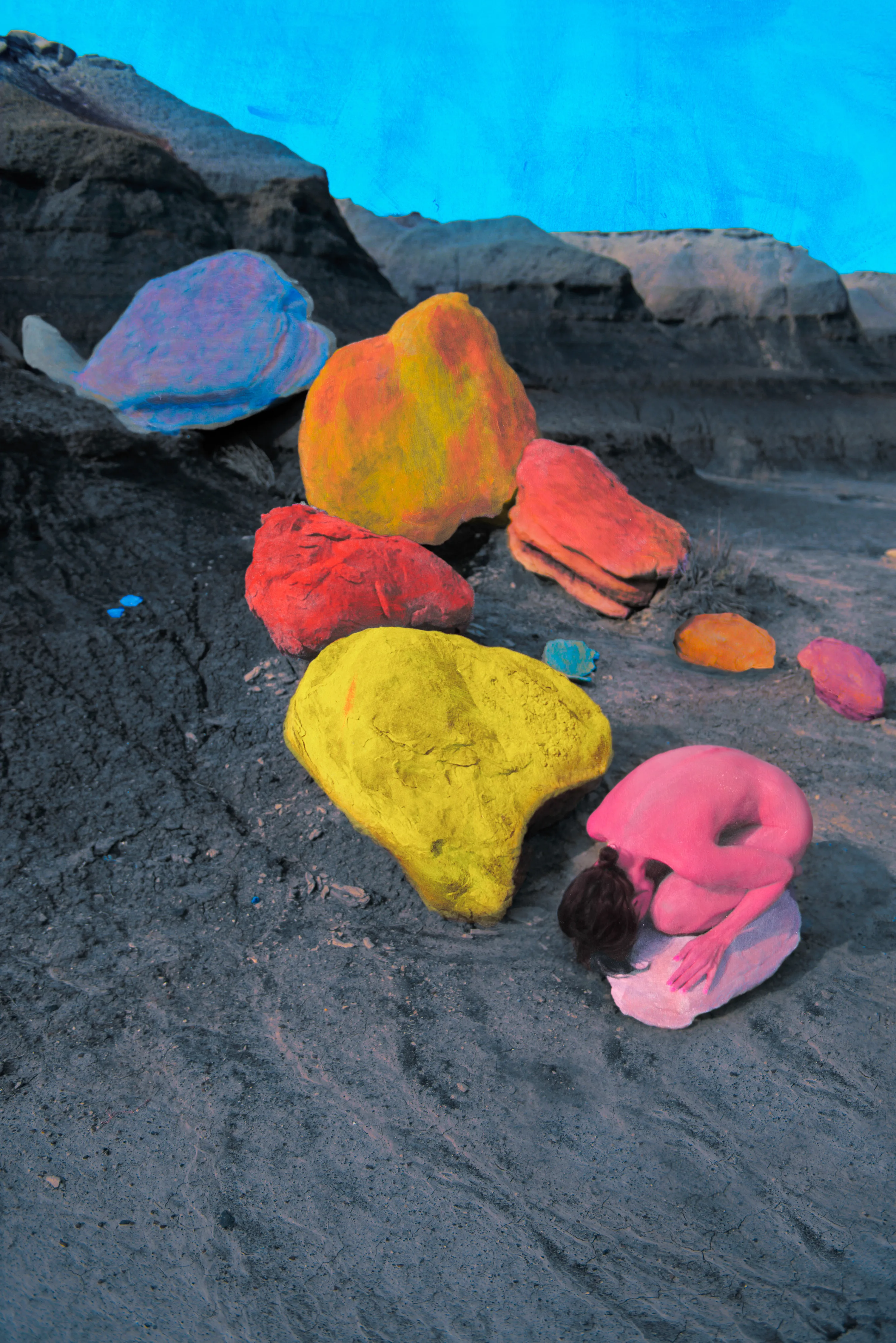 Sanja Marušić's Human Sculptures captures the meditative moments when the artist allows landscape, sunlight or shadows, the clothes she's wearing, or her emotions to guide the photographic act.
