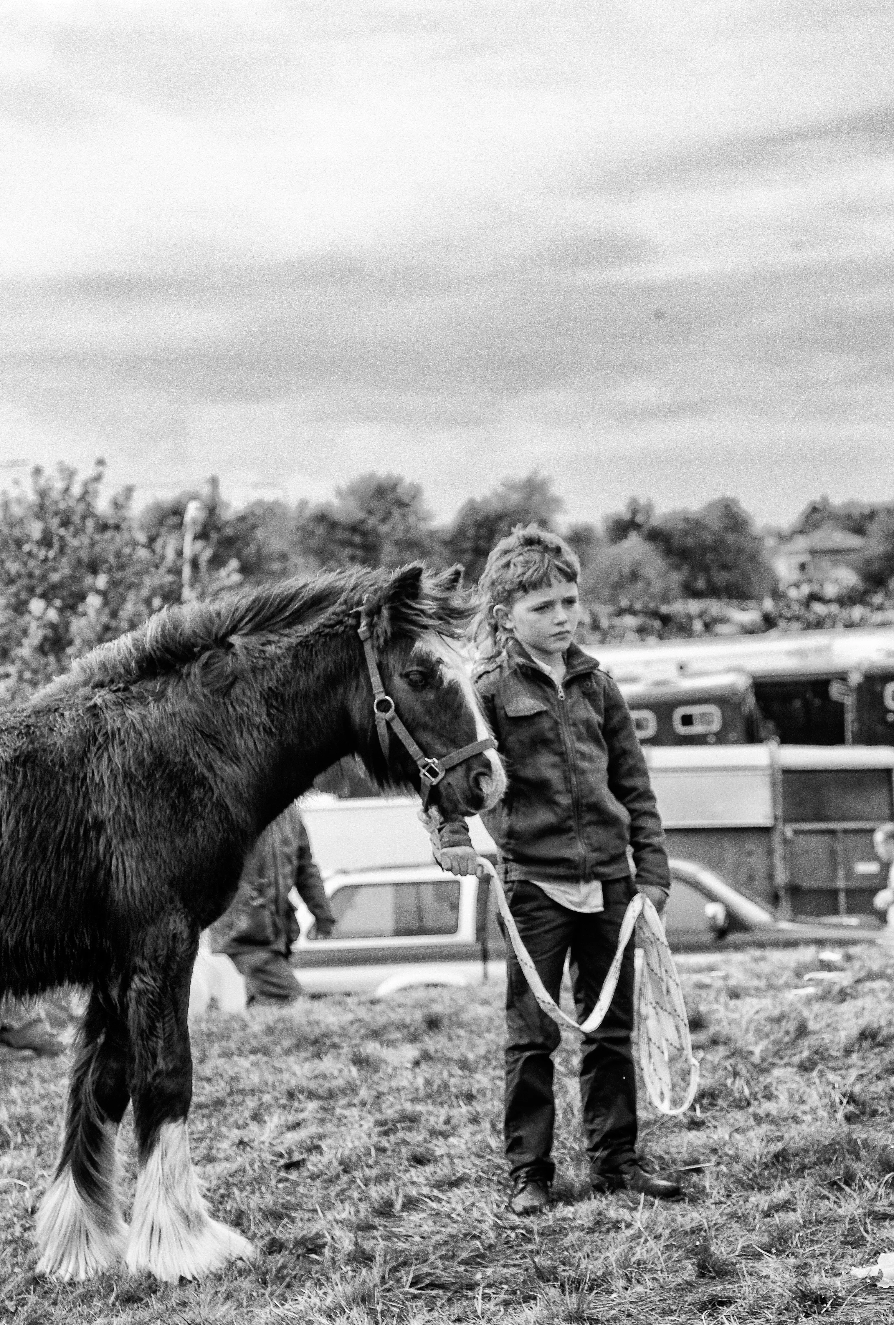 "I have spent my entire career photographing children all over the world. The last several years I have focused my eyes on the Irish Traveller that live in caravans on the side of the road or in open fields throughout Ireland.

The Traveller community are an Irish nomadic indigenous ethnic minority. There is no recorded date as to when Travellers first came to Ireland. This is lost to history but Travellers have been recorded to exist in Ireland as far back as history is recorded. Even with their great history they live as outsiders to society and face unbelievable racism growing up. As a mother of two daughters I became so interested in the culture and traditions and lives of these children. I have spent many years traveling back and forth to Ireland to document these incredible children."
