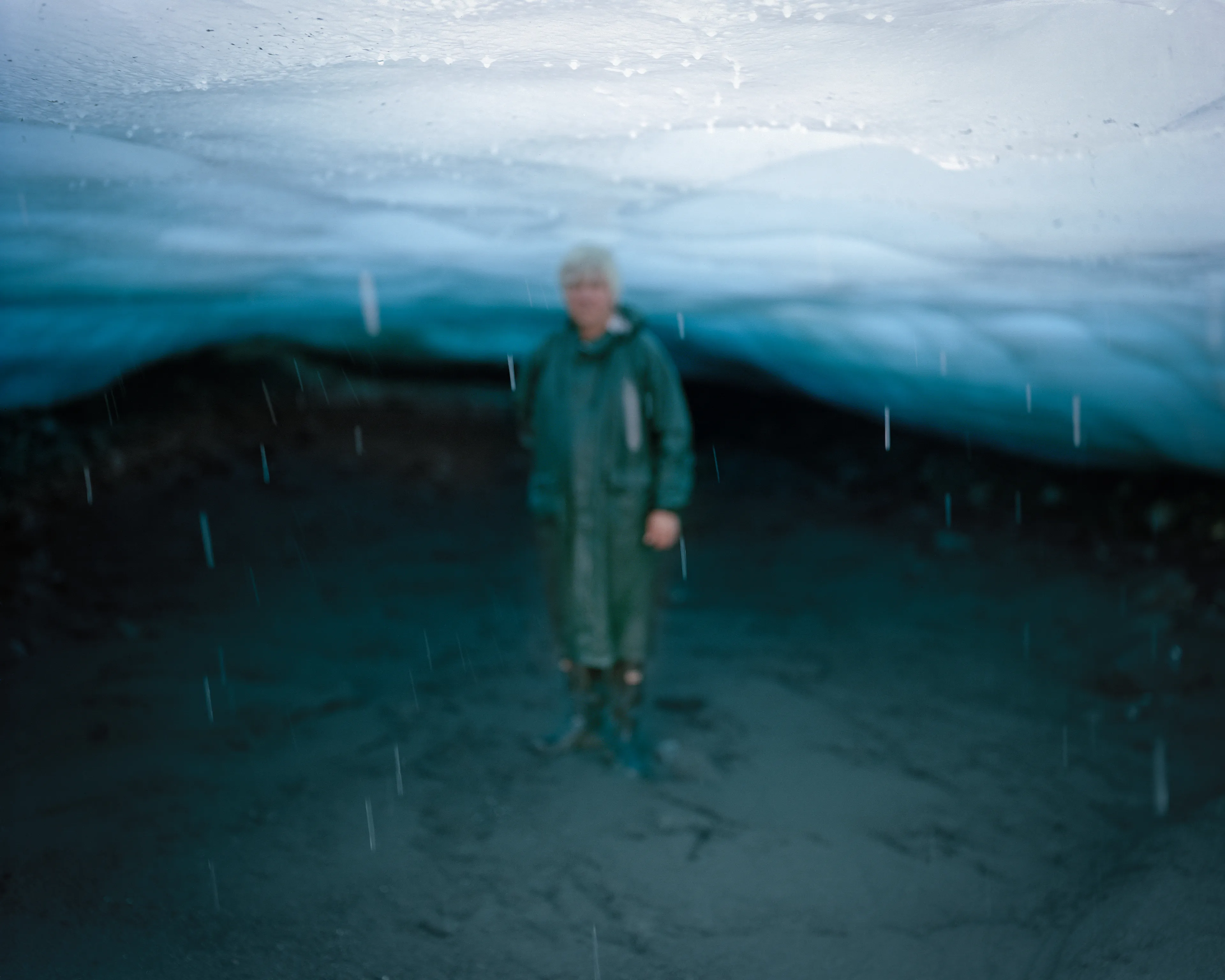 Polaris is a meditation on otherworldly encounters in the Circumpolar Northern landscape. At once an inward and outward exploration, the images reflect my childhood perception of the natural world: a realm of wonder, mystery, and sometimes magic.

To me, nature is the source of spiritual well-being, and making
photographs is a way to connect with that source. These images reconstruct a childhood mythology in the boreal Alaskan landscape, where I was raised. The series explores the affinities
between Iceland and the Alaskan Arctic; distant regions connected by climate, remoteness, and
seismic activity. By traversing the landscape on foot in a receptive state of mind, numinous experiences reveal themselves. Ice, weather, animals, and celestial phenomena take on significance, and our human scale in geologic time becomes clearer.

These images convey transcendent encounters, each imparting a sense of wonder in the presence of the unknown. Polaris, the North Star, functions as a metaphor for the presence I feel emanating from these places, the only constant in environments that are otherwise in constant flux.