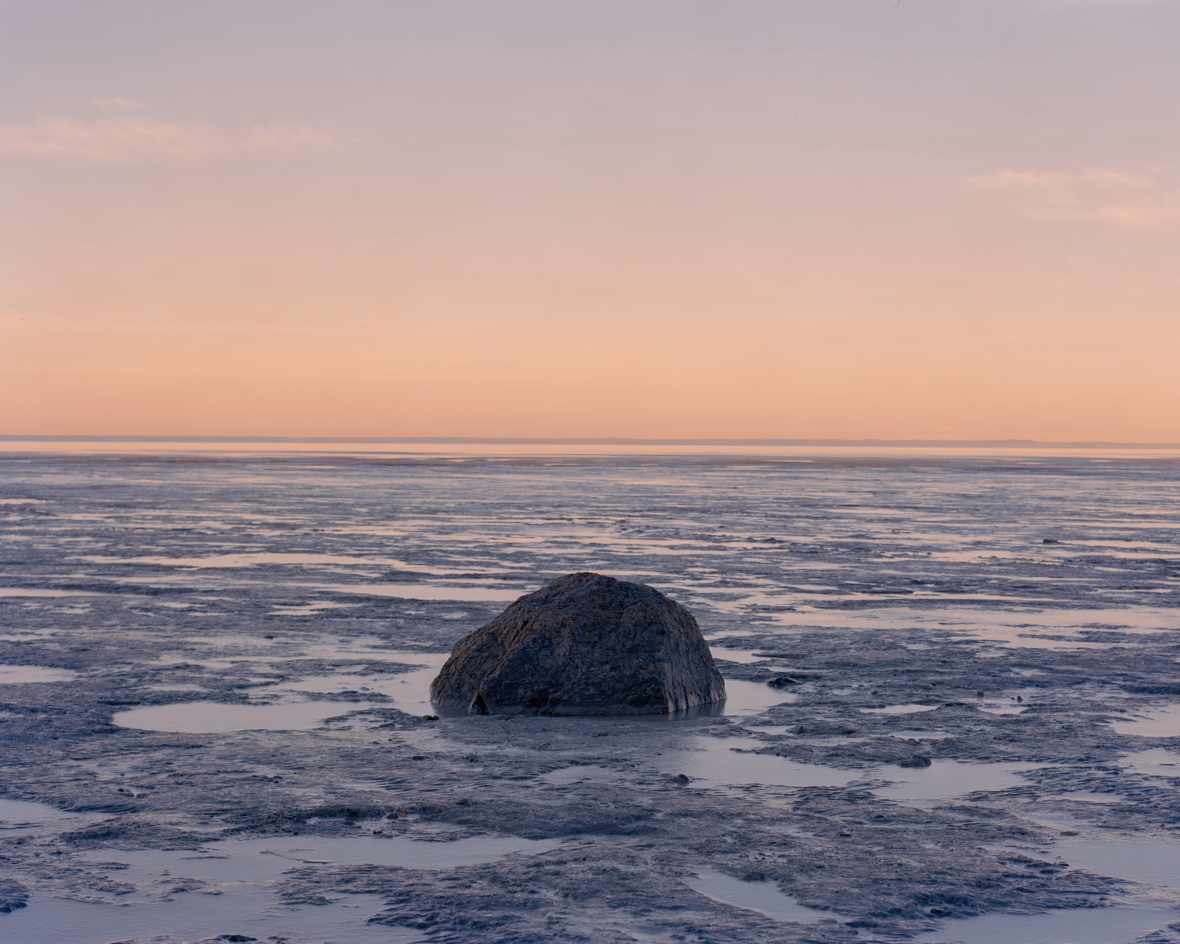 Polaris is a meditation on otherworldly encounters in the Circumpolar Northern landscape. At once an inward and outward exploration, the images reflect my childhood perception of the natural world: a realm of wonder, mystery, and sometimes magic.

To me, nature is the source of spiritual well-being, and making
photographs is a way to connect with that source. These images reconstruct a childhood mythology in the boreal Alaskan landscape, where I was raised. The series explores the affinities
between Iceland and the Alaskan Arctic; distant regions connected by climate, remoteness, and
seismic activity. By traversing the landscape on foot in a receptive state of mind, numinous experiences reveal themselves. Ice, weather, animals, and celestial phenomena take on significance, and our human scale in geologic time becomes clearer.

These images convey transcendent encounters, each imparting a sense of wonder in the presence of the unknown. Polaris, the North Star, functions as a metaphor for the presence I feel emanating from these places, the only constant in environments that are otherwise in constant flux.