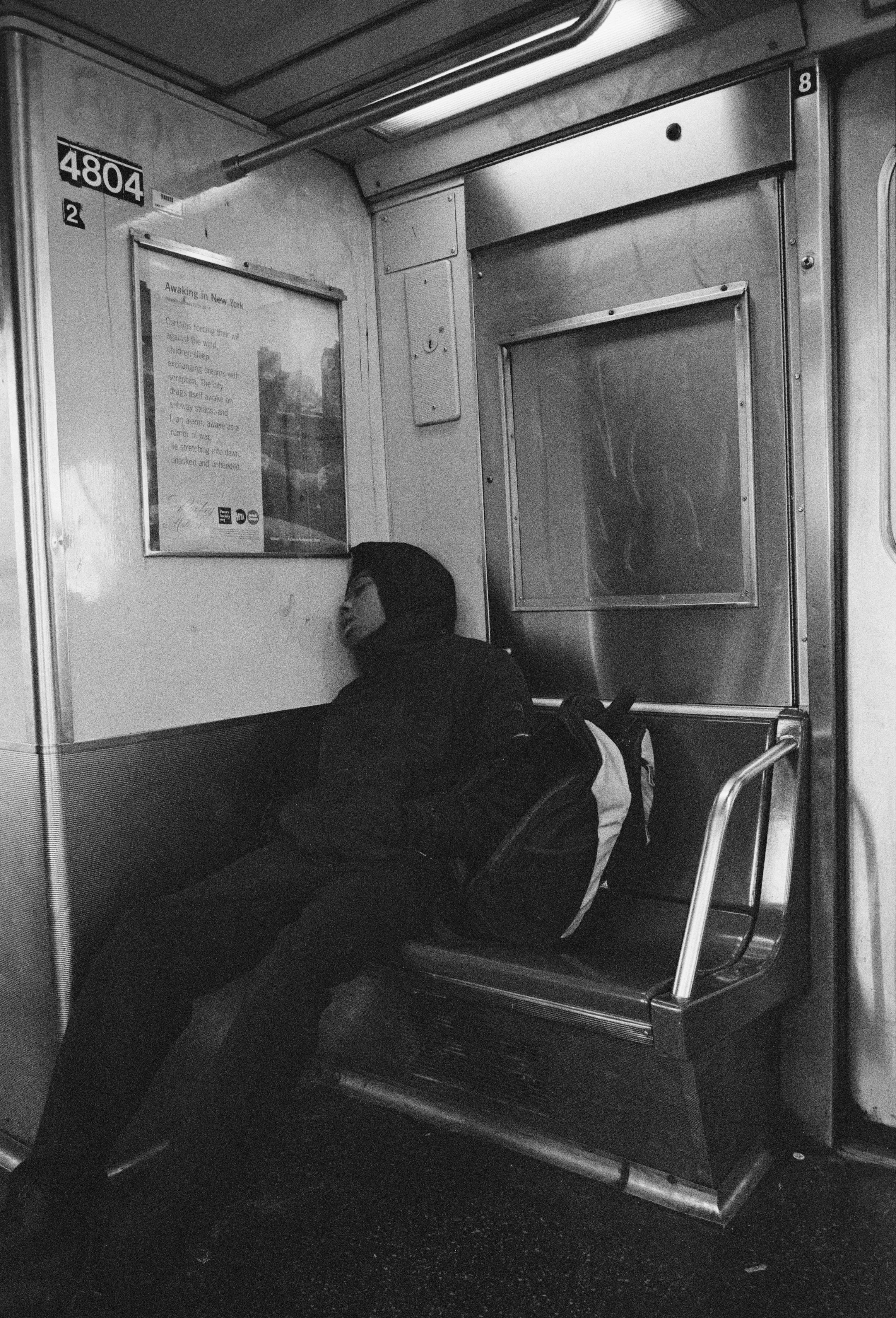 Inspired by the classic observer artists before him (al la Roy DeCarava, Garry Winogrand, and Robert Frank) Laurent Chevalier brings a modern spirit and informed sophistication to this collection of New York City photographs. This collection is a story of New York City, but it is specifically a story of Blackness. Spanning a period of 5 years and punctuated by poetry written by Brooklyn native Dr. Jamila Lysicott, Enough is a tangible exploration of the intersections of the Black experience. Through a lens of candid observation, Enough explores themes of patriotism, power, family and spirit. It does not seek to describe an experience holistically, but rather to present avenues that the viewer may choose and follow at will.

Medium: 35mm black and white negative
