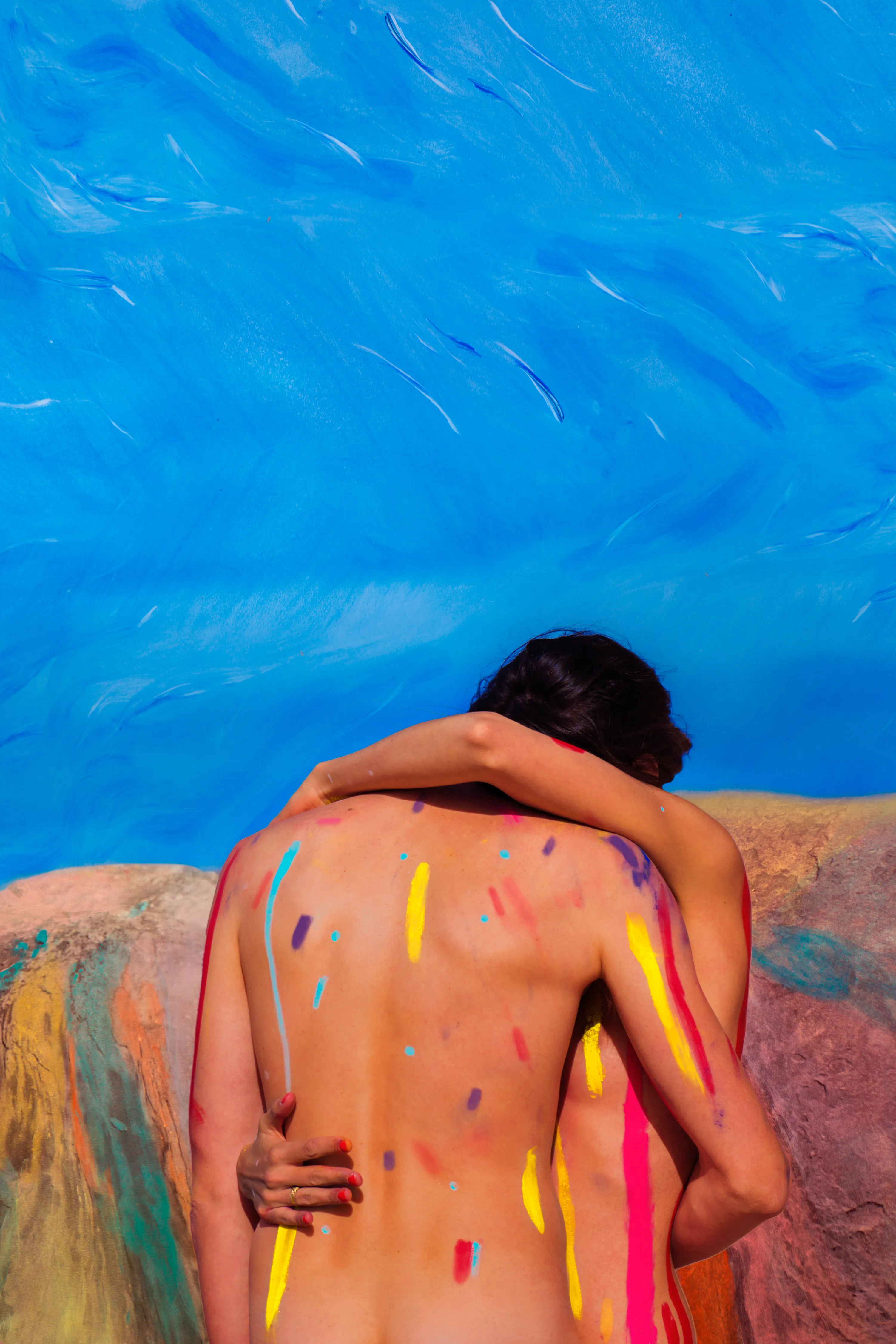 Sanja Marušić's Human Sculptures captures the meditative moments when the artist allows landscape, sunlight or shadows, the clothes she's wearing, or her emotions to guide the photographic act.

