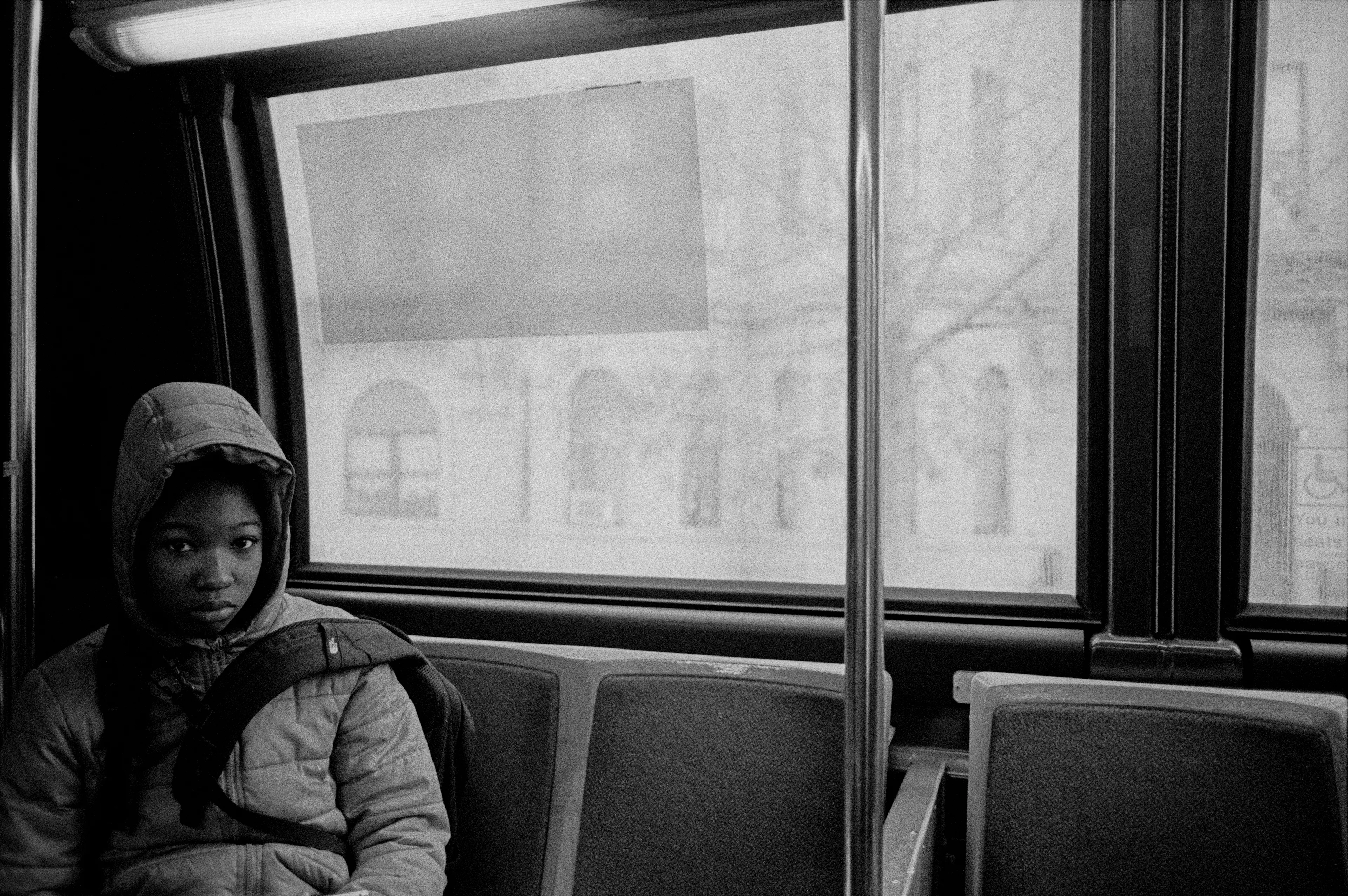 Inspired by the classic observer artists before him (al la Roy DeCarava, Garry Winogrand, and Robert Frank) Laurent Chevalier brings a modern spirit and informed sophistication to this collection of New York City photographs. This collection is a story of New York City, but it is specifically a story of Blackness. Spanning a period of 5 years and punctuated by poetry written by Brooklyn native Dr. Jamila Lysicott, Enough is a tangible exploration of the intersections of the Black experience. Through a lens of candid observation, Enough explores themes of patriotism, power, family and spirit. It does not seek to describe an experience holistically, but rather to present avenues that the viewer may choose and follow at will.

Medium: 35mm black and white negative