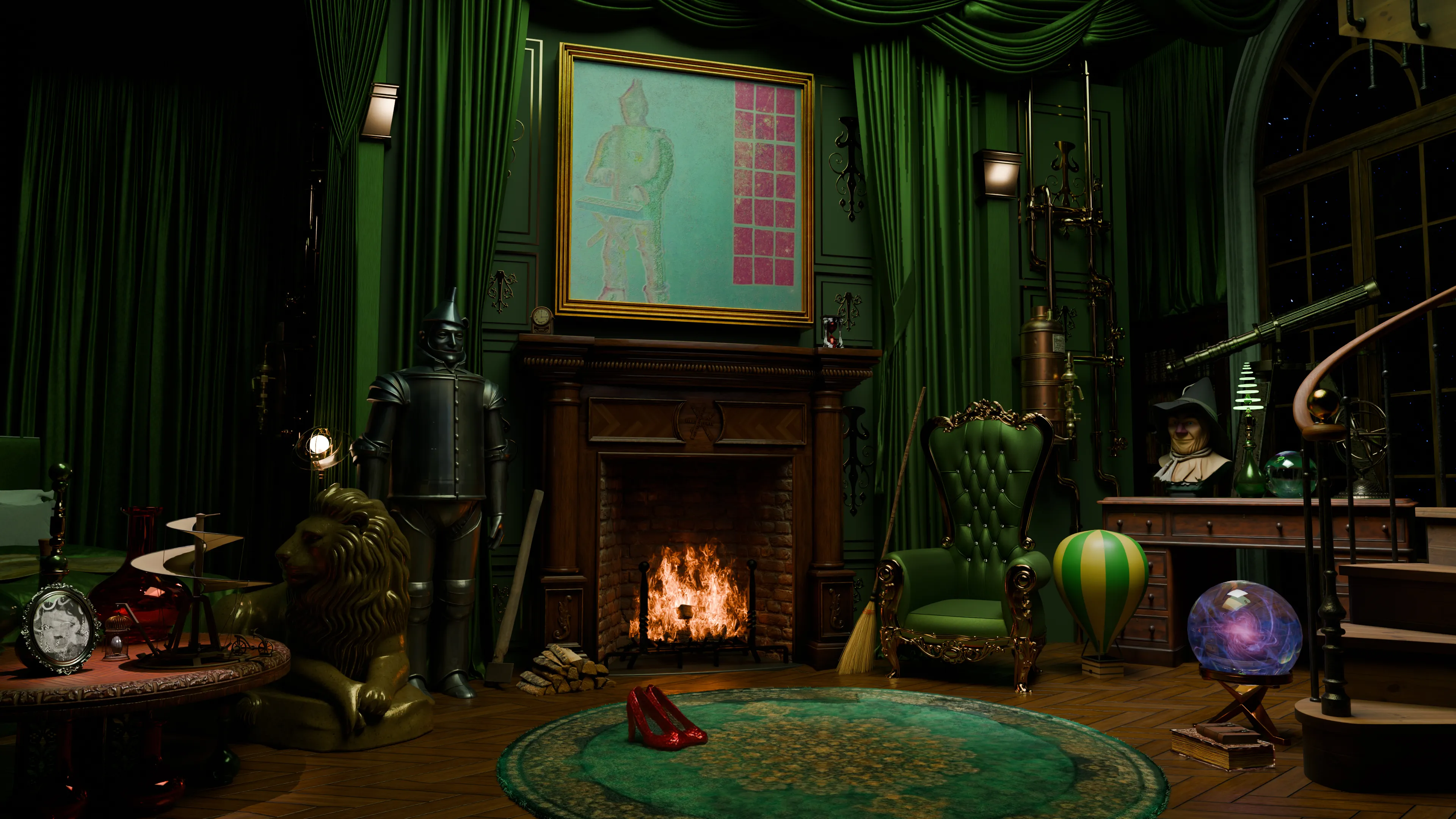 [TIN MAN]  
When a man's an empty kettle  
He should be on his mettle  
And yet I'm torn apart  
Just because I'm presumin'  
That I could be a human  
If I only had a heart

I'd be tender, I'd be gentle  
And awful sentimental  
Regarding love and art  
I'd be friends with the sparrows  
And the boy that shoots the arrows  
If I only had a heart

Picture me a balcony  
Above a voice sings low

[DOROTHY]  
Wherefore art thou, Romeo?

[TIN MAN]  
I hear a beat, how sweet!

Just to register emotion, jealousy, devotion  
And really feel the part  
I could stay young and chipper  
And I'd lock it with a zipper...  
If I only had a heart