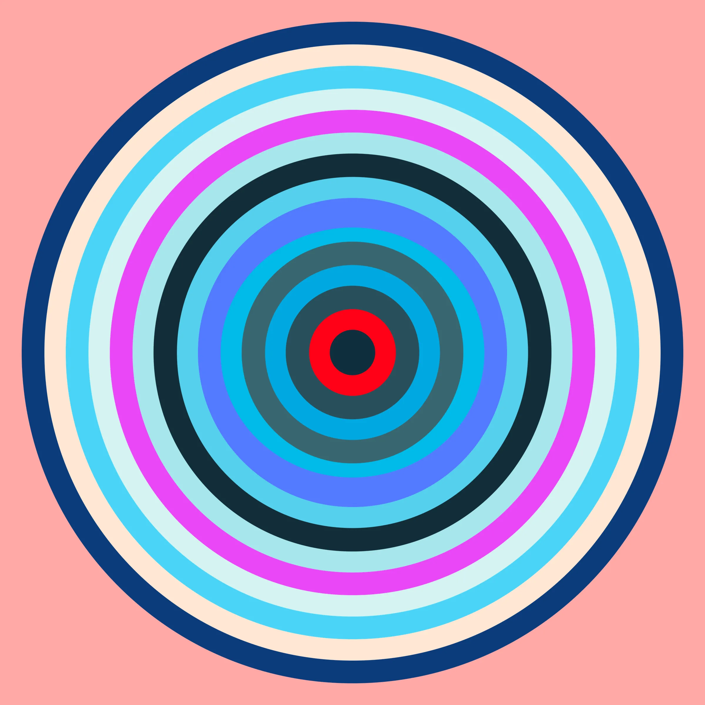 This is a generative art project that pays homage to the distinctive styles of a diverse group of artists by using the color gradient from their artworks and combining them through a series of interleaving concentric circles. The artists featured in the second season are 0009, Albert Soloviev, ALIENQUEEN, Alpha Centauri Kid, S, Archan Nair, Summer Wagner, mae, Haze Long, lilyillo, Mia Forrest , pastel papi, noCreative, Neil Burnell, pho, Reuben Wu, Richard Zheng, Rik Oostenbroek, Samantha Cavet, Sean Mundy, SeerLight, tjo, Victor Mosquera, Yatreda, XSULLO