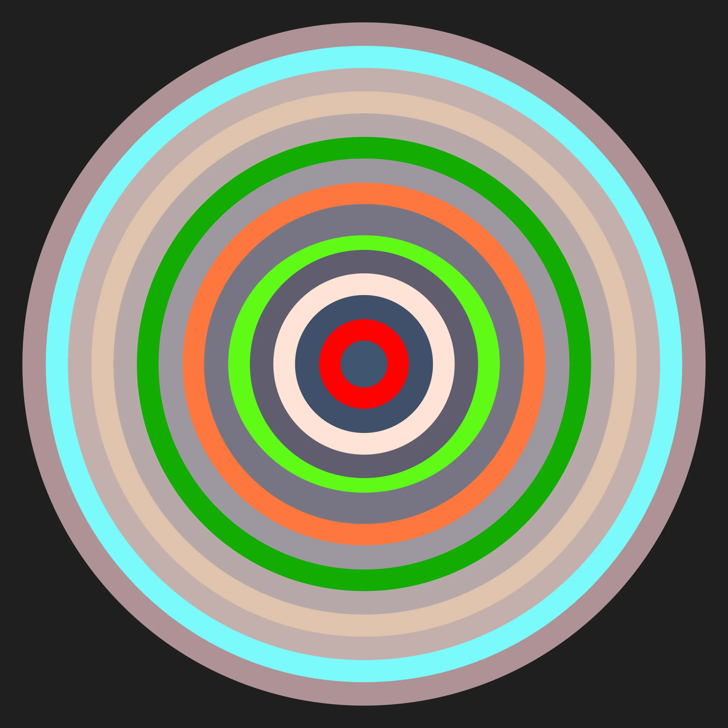 This is a generative art project that pays homage to the distinctive styles of a diverse group of artists by using the color gradient from their artworks and combining them through a series of interleaving concentric circles. The artists featured in the second season are 0009, Albert Soloviev, ALIENQUEEN, Alpha Centauri Kid, S, Archan Nair, Summer Wagner, mae, Haze Long, lilyillo, Mia Forrest , pastel papi, noCreative, Neil Burnell, pho, Reuben Wu, Richard Zheng, Rik Oostenbroek, Samantha Cavet, Sean Mundy, SeerLight, tjo, Victor Mosquera, Yatreda, XSULLO
