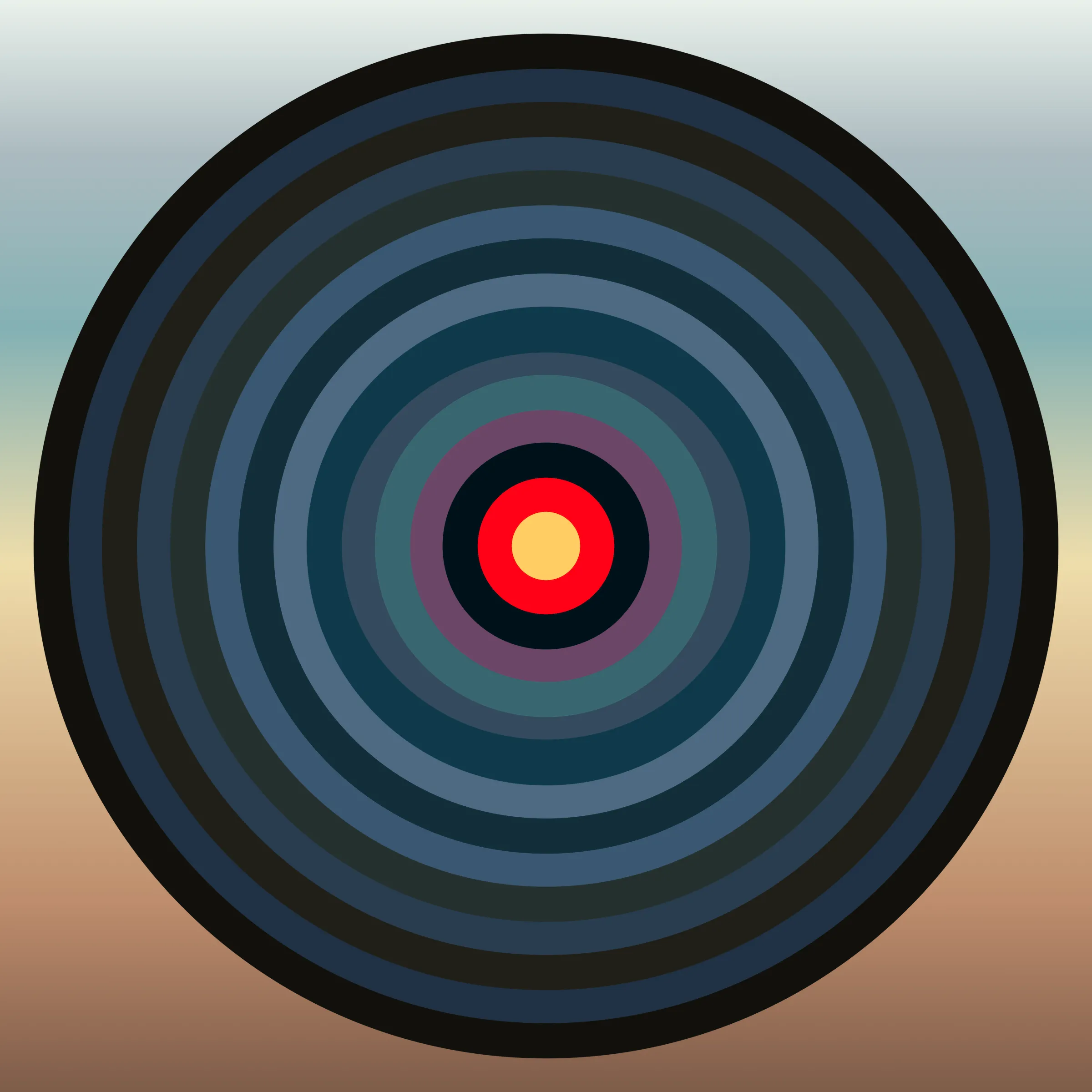 This is a generative art project that pays homage to the distinctive styles of a diverse group of artists by using the color gradient from their artworks and combining them through a series of interleaving concentric circles. The artists featured in the second season are 0009, Albert Soloviev, ALIENQUEEN, Alpha Centauri Kid, S, Archan Nair, Summer Wagner, mae, Haze Long, lilyillo, Mia Forrest , pastel papi, noCreative, Neil Burnell, pho, Reuben Wu, Richard Zheng, Rik Oostenbroek, Samantha Cavet, Sean Mundy, SeerLight, tjo, Victor Mosquera, Yatreda, XSULLO