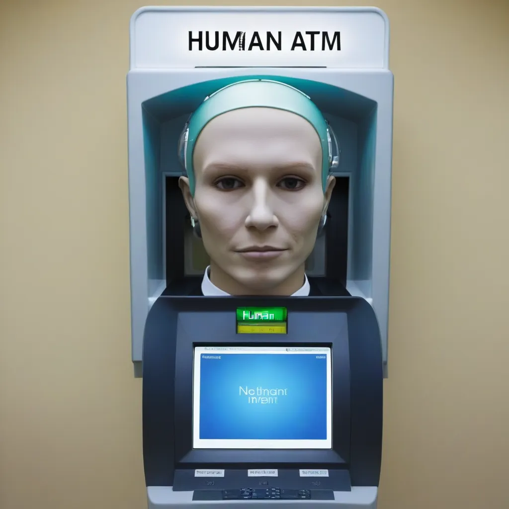 OMG, you really are a human ATM