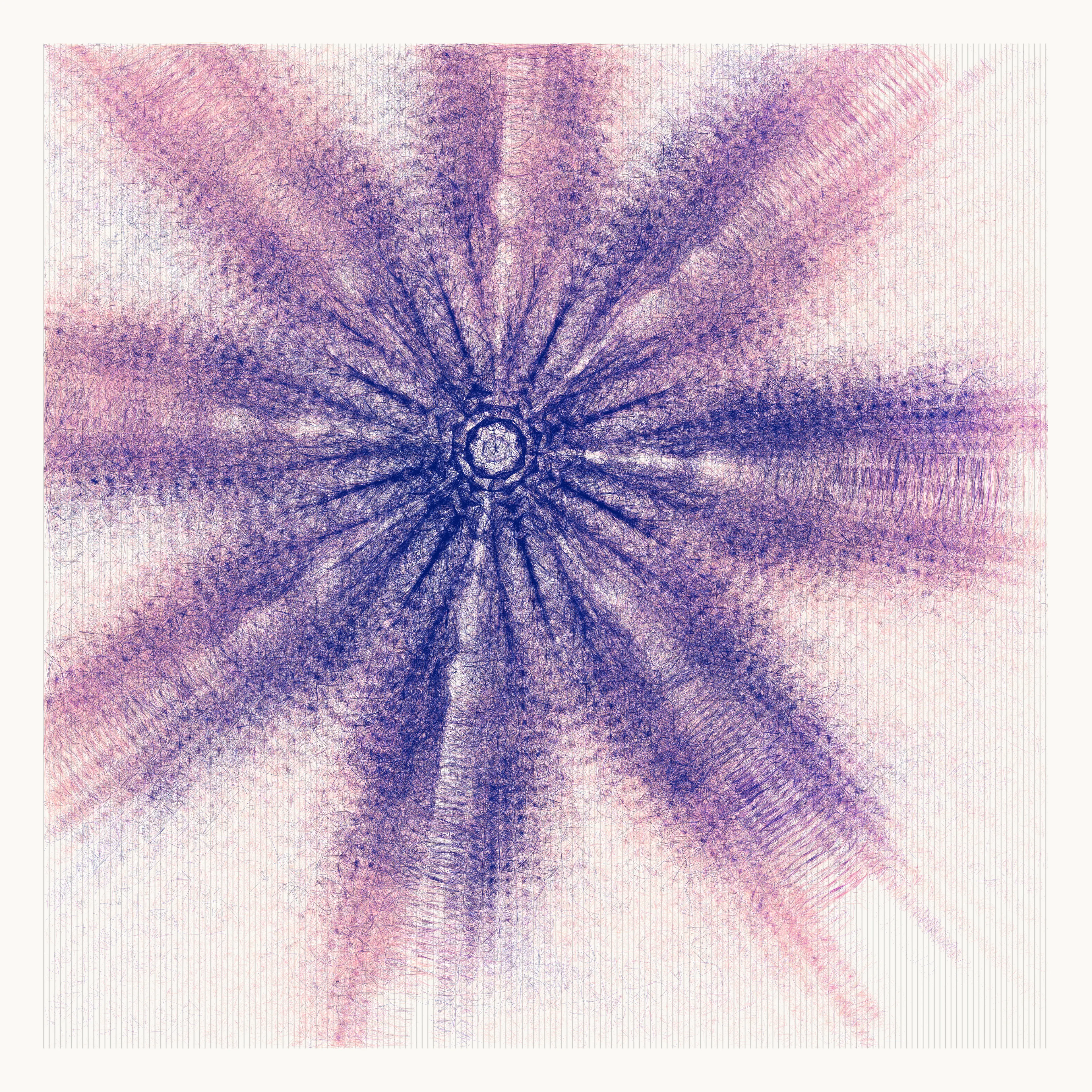 Singularity consists of 150 abstract generative flowers, each bursting to life from a single point, like a cosmic explosion frozen in time. These flowers are a symphony of color, with intricate patterns and delicate petals that invite the viewer to explore every detail. Their beauty is transcendent, stirring something deep within the soul.

In this collection, the flowers serve as a metaphor for growth and potential. From a single point of origin, each flower unfolds into something unique and awe-inspiring, reminding us that even the smallest seed contains limitless possibilities.

This collection is a testament to the beauty and power of generative art. It invites us on a journey into the infinite, celebrating the vibrant, ever-changing nature of life itself.