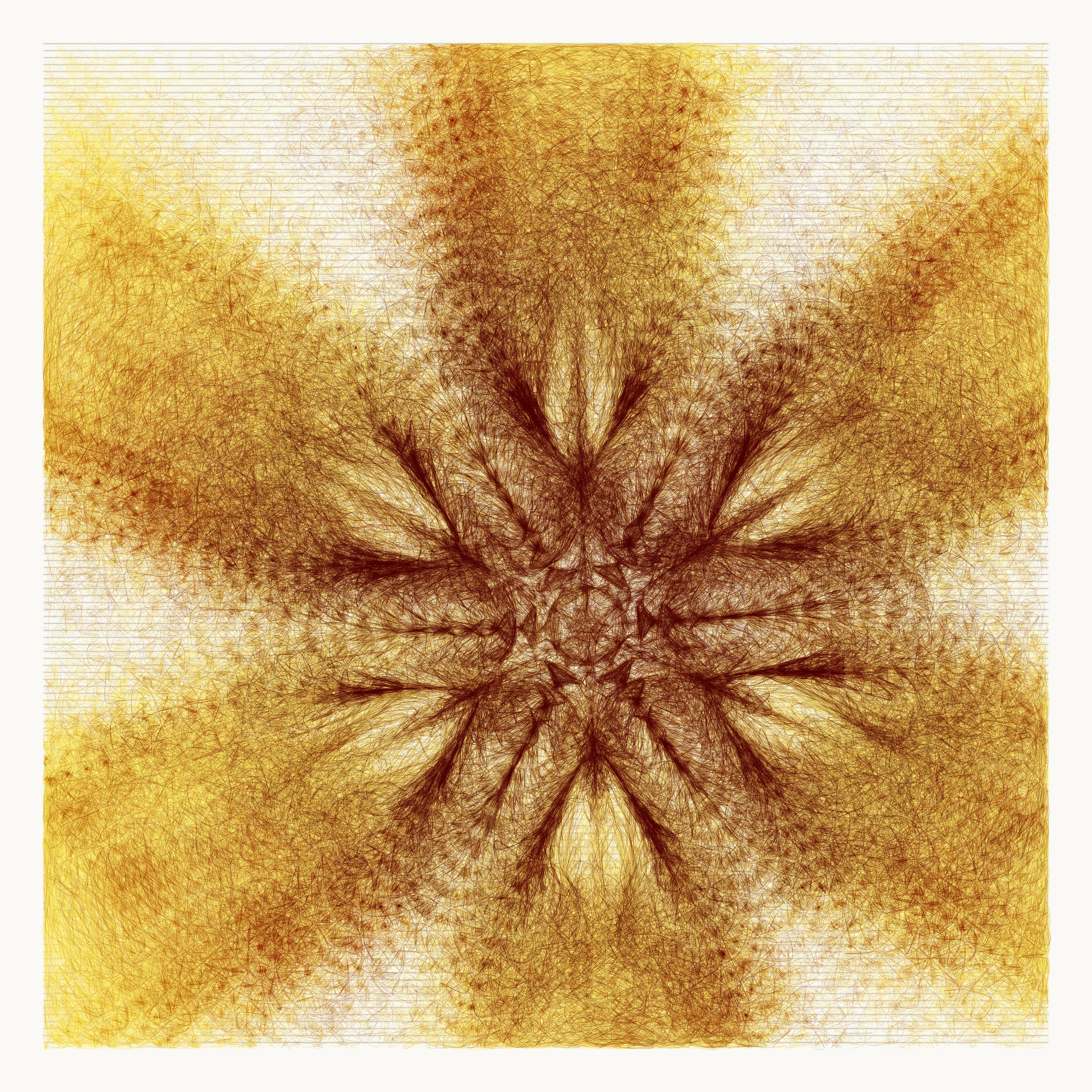 Singularity consists of 150 abstract generative flowers, each bursting to life from a single point, like a cosmic explosion frozen in time. These flowers are a symphony of color, with intricate patterns and delicate petals that invite the viewer to explore every detail. Their beauty is transcendent, stirring something deep within the soul.

In this collection, the flowers serve as a metaphor for growth and potential. From a single point of origin, each flower unfolds into something unique and awe-inspiring, reminding us that even the smallest seed contains limitless possibilities.

This collection is a testament to the beauty and power of generative art. It invites us on a journey into the infinite, celebrating the vibrant, ever-changing nature of life itself.