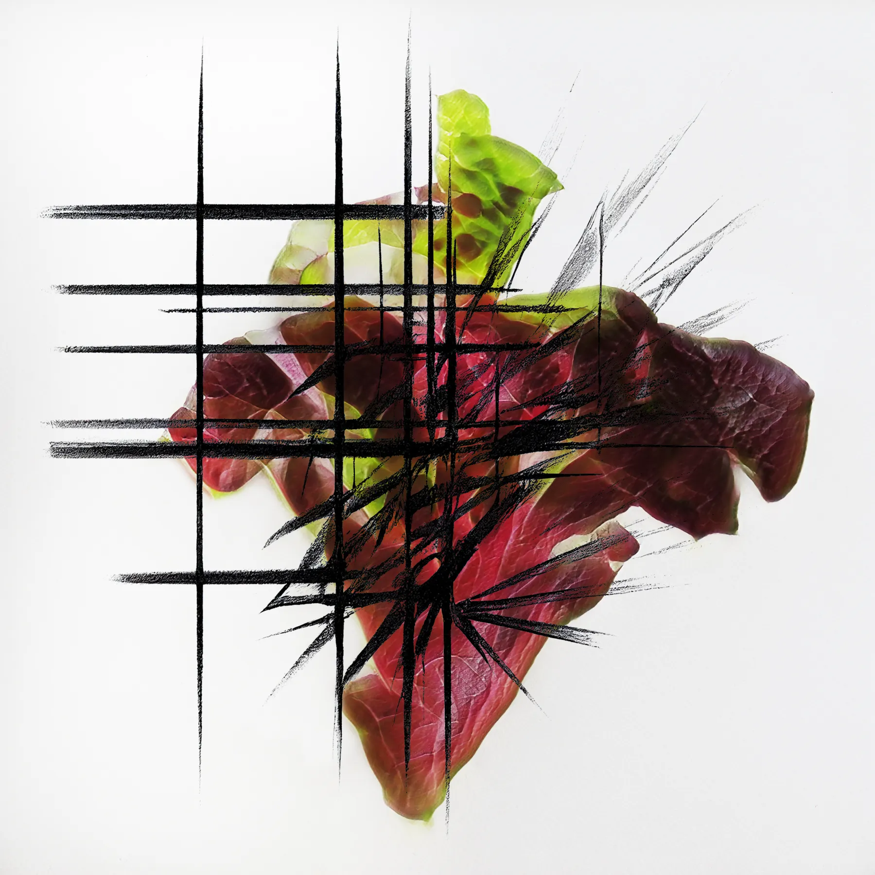 Welcome to NeuralBricolage's veGAN Grande Finale, a hundred and one new unique latenttuce cultivars, this time grown on generative geometric grids to provide a framework for their growth. The latenttuce project has started more than 4 years ago with the main goal to present humble and familiar vegetables afresh as unfamiliar and stunning. But oftentimes while pretty, salad leaves can’t stand on their own aesthetically - to show off their quiet organic beauty I contrasted it with the geometry of a grid adding it also as a metaphor for synergetic growth. As always, these cultivars are sourced from the NeuralBricolage terroir, ensuring their unique origin and quality. Enjoy the last harvest season!
