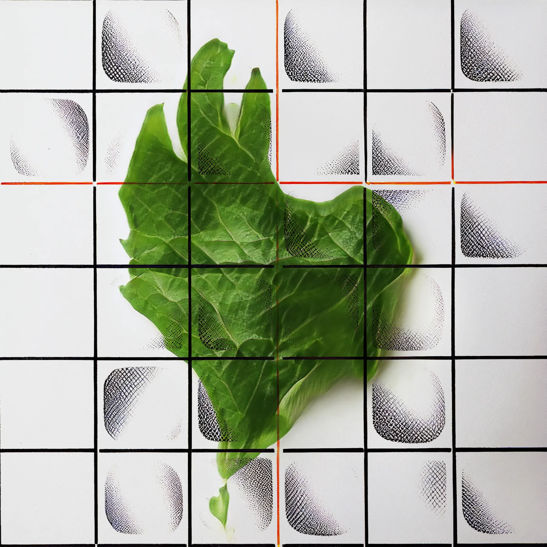 Welcome to NeuralBricolage's veGAN Grande Finale, a hundred and one new unique latenttuce cultivars, this time grown on generative geometric grids to provide a framework for their growth. The latenttuce project has started more than 4 years ago with the main goal to present humble and familiar vegetables afresh as unfamiliar and stunning. But oftentimes while pretty, salad leaves can’t stand on their own aesthetically - to show off their quiet organic beauty I contrasted it with the geometry of a grid adding it also as a metaphor for synergetic growth. As always, these cultivars are sourced from the NeuralBricolage terroir, ensuring their unique origin and quality. Enjoy the last harvest season!