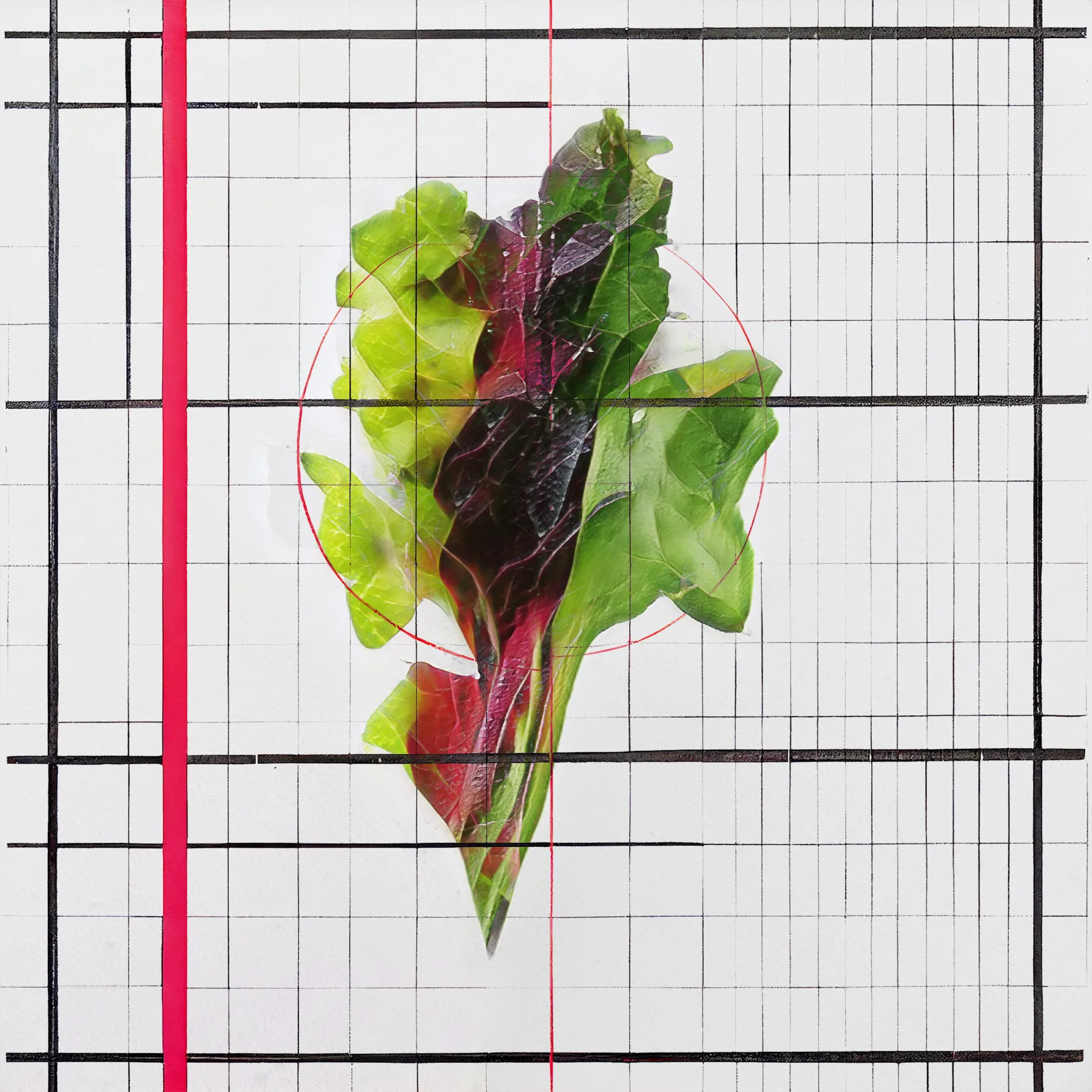 Welcome to NeuralBricolage's veGAN Grande Finale, a hundred and one new unique latenttuce cultivars, this time grown on generative geometric grids to provide a framework for their growth. The latenttuce project has started more than 4 years ago with the main goal to present humble and familiar vegetables afresh as unfamiliar and stunning. But oftentimes while pretty, salad leaves can’t stand on their own aesthetically - to show off their quiet organic beauty I contrasted it with the geometry of a grid adding it also as a metaphor for synergetic growth. As always, these cultivars are sourced from the NeuralBricolage terroir, ensuring their unique origin and quality. Enjoy the last harvest season!