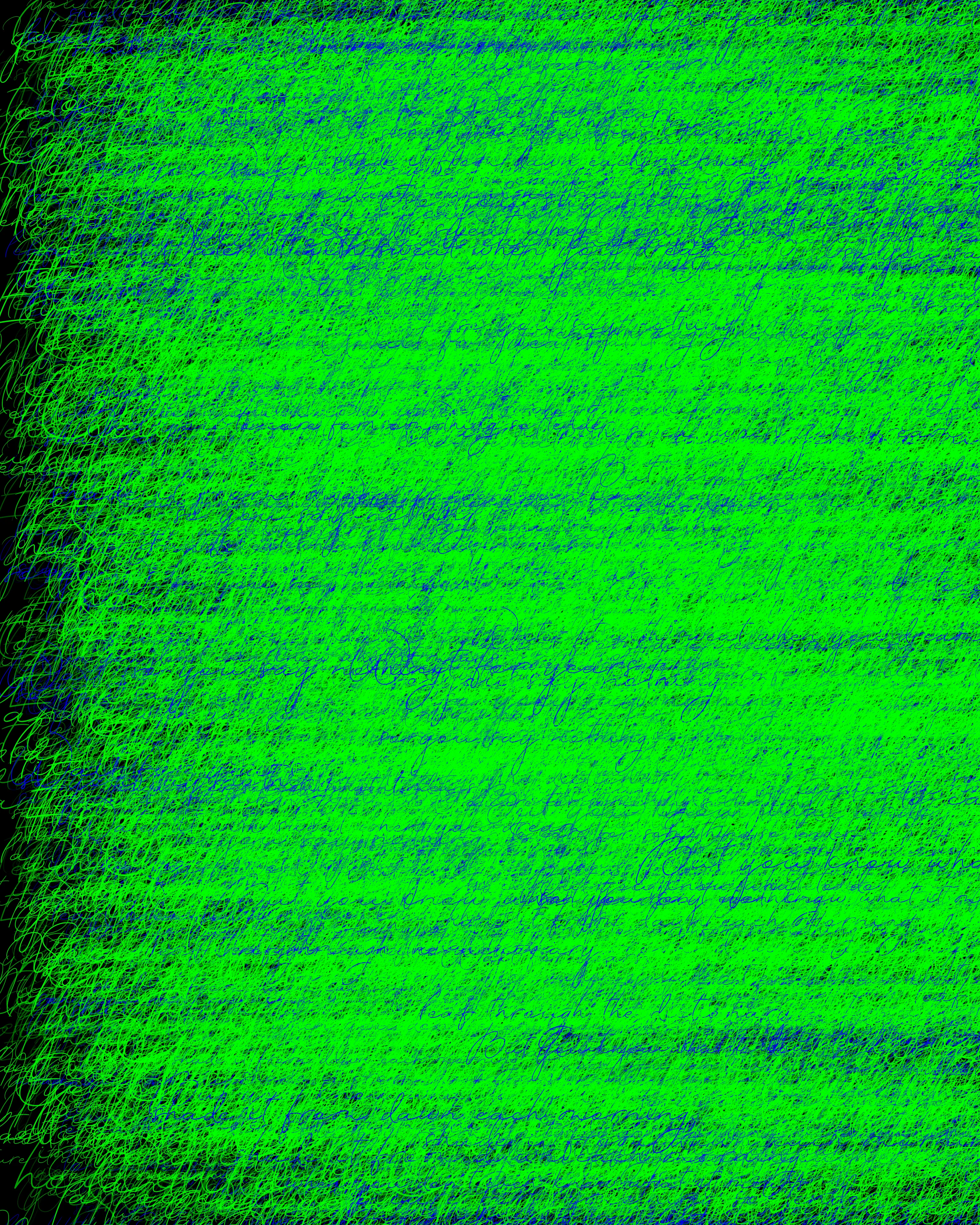 100-line generative poem written by Pushcart-nominated poet Sasha Stiles and her AI-powered alter ego, Technelegy – a custom text generator rooted in GPT that Stiles has been training and collaborating with since 2018. This poem was written line by line, token by token, using p5.js as the page. Starting from Edition 1 – the title – each subsequent edition represents the growth and accretion of the poem from lines 0 through 100, with the final edition containing the entire text.