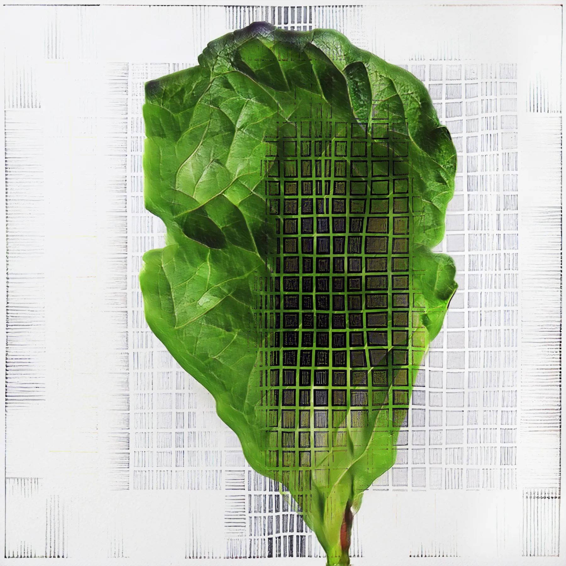 Welcome to NeuralBricolage's veGAN Grande Finale, a hundred and one new unique latenttuce cultivars, this time grown on generative geometric grids to provide a framework for their growth. The latenttuce project has started more than 4 years ago with the main goal to present humble and familiar vegetables afresh as unfamiliar and stunning. But oftentimes while pretty, salad leaves can’t stand on their own aesthetically - to show off their quiet organic beauty I contrasted it with the geometry of a grid adding it also as a metaphor for synergetic growth. As always, these cultivars are sourced from the NeuralBricolage terroir, ensuring their unique origin and quality. Enjoy the last harvest season!