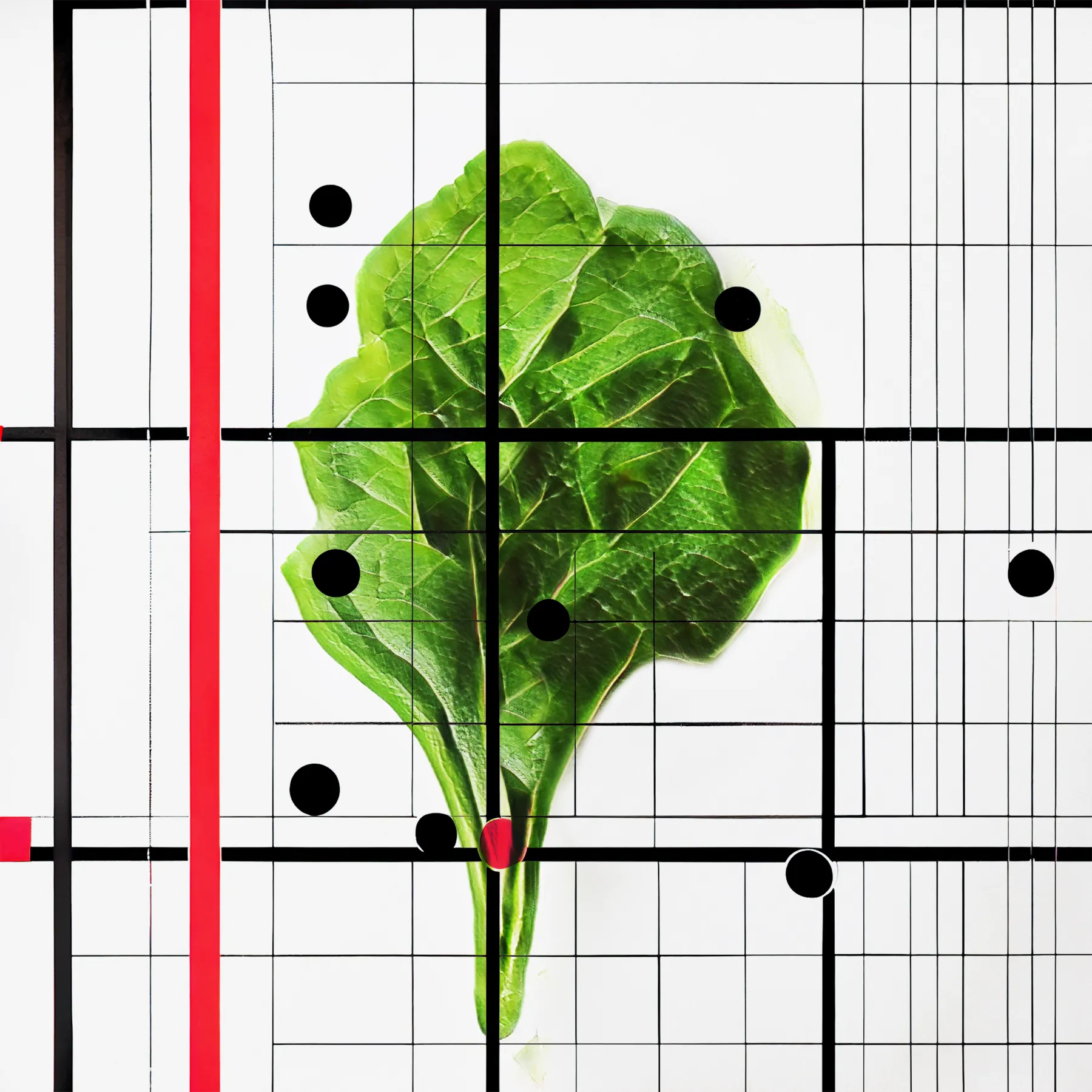 Welcome to NeuralBricolage's veGAN Grande Finale, a hundred and one new unique latenttuce cultivars, this time grown on generative geometric grids to provide a framework for their growth. The latenttuce project has started more than 4 years ago with the main goal to present humble and familiar vegetables afresh as unfamiliar and stunning. But oftentimes while pretty, salad leaves can’t stand on their own aesthetically - to show off their quiet organic beauty I contrasted it with the geometry of a grid adding it also as a metaphor for synergetic growth. As always, these cultivars are sourced from the NeuralBricolage terroir, ensuring their unique origin and quality. Enjoy the last harvest season!