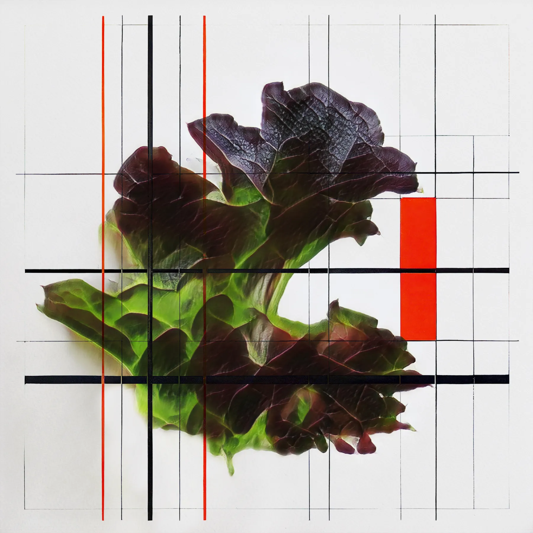 Welcome to NeuralBricolage's veGAN Grande Finale, a hundred and one new unique latenttuce cultivars, this time grown on generative geometric grids to provide a framework for their growth. The latenttuce project has started more than 4 years ago with the main goal to present humble and familiar vegetables afresh as unfamiliar and stunning. But oftentimes while pretty, salad leaves can’t stand on their own aesthetically - to show off their quiet organic beauty I contrasted it with the geometry of a grid adding it also as a metaphor for synergetic growth. As always, these cultivars are sourced from the NeuralBricolage terroir, ensuring their unique origin and quality. Enjoy the last harvest season!