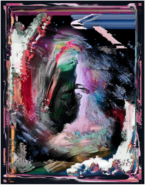 "Above The Clouds"
1/1
2023
4200x5355px at 300dpi

Digital painting, physical texture extraction, digital photography and pixel manipulation.

If the bidding goes above 6E, the original 120x100x6cms painting on deep edge canvas will be included for the primary purchase. See twitter thread for details.

17.03.23