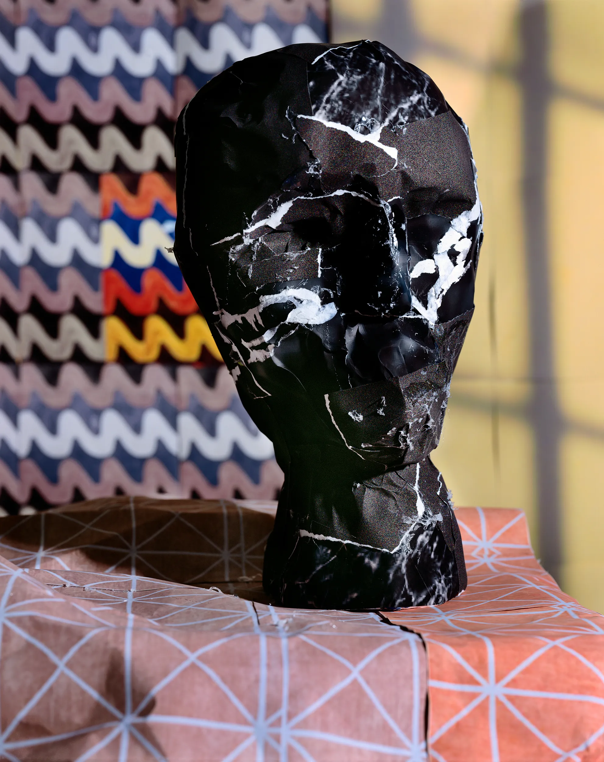 Assembly presents Portrait Studio by Daniel Gordon, a collection of portraits which span over a decade of his career, in which he photographs sculptures made with images collaged from Google image search. These assembled portraits do not depict a single person as much as they portray a collective reflection of our virtual selves. The characters blur the distinction between our lived, physical experiences and our digital, cerebral ones. As such, they articulate a new visual repertoire, one which not only celebrates the internet and appropriation, but also works to push our perception of truth to its maximum—a realm where our distinction between virtual and physical becomes full of new possibilities. As part of the blockchain, these NFT versions of Gordon’s portraits have now come full circle, navigating the shift from the beginnings of the internet to its Web 3.0 iteration.