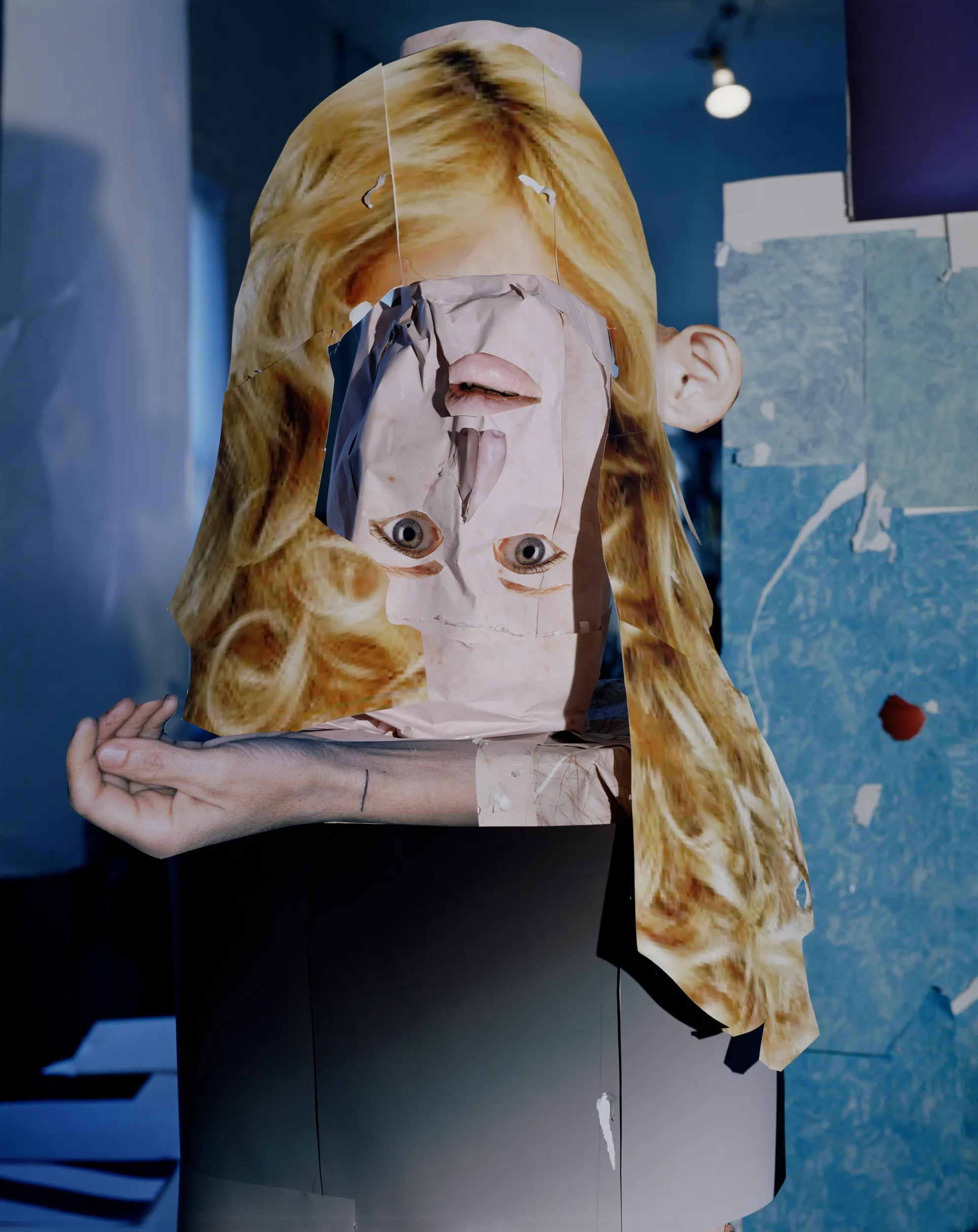 Assembly presents Portrait Studio by Daniel Gordon, a collection of portraits which span over a decade of his career, in which he photographs sculptures made with images collaged from Google image search. These assembled portraits do not depict a single person as much as they portray a collective reflection of our virtual selves. The characters blur the distinction between our lived, physical experiences and our digital, cerebral ones. As such, they articulate a new visual repertoire, one which not only celebrates the internet and appropriation, but also works to push our perception of truth to its maximum—a realm where our distinction between virtual and physical becomes full of new possibilities. As part of the blockchain, these NFT versions of Gordon’s portraits have now come full circle, navigating the shift from the beginnings of the internet to its Web 3.0 iteration.