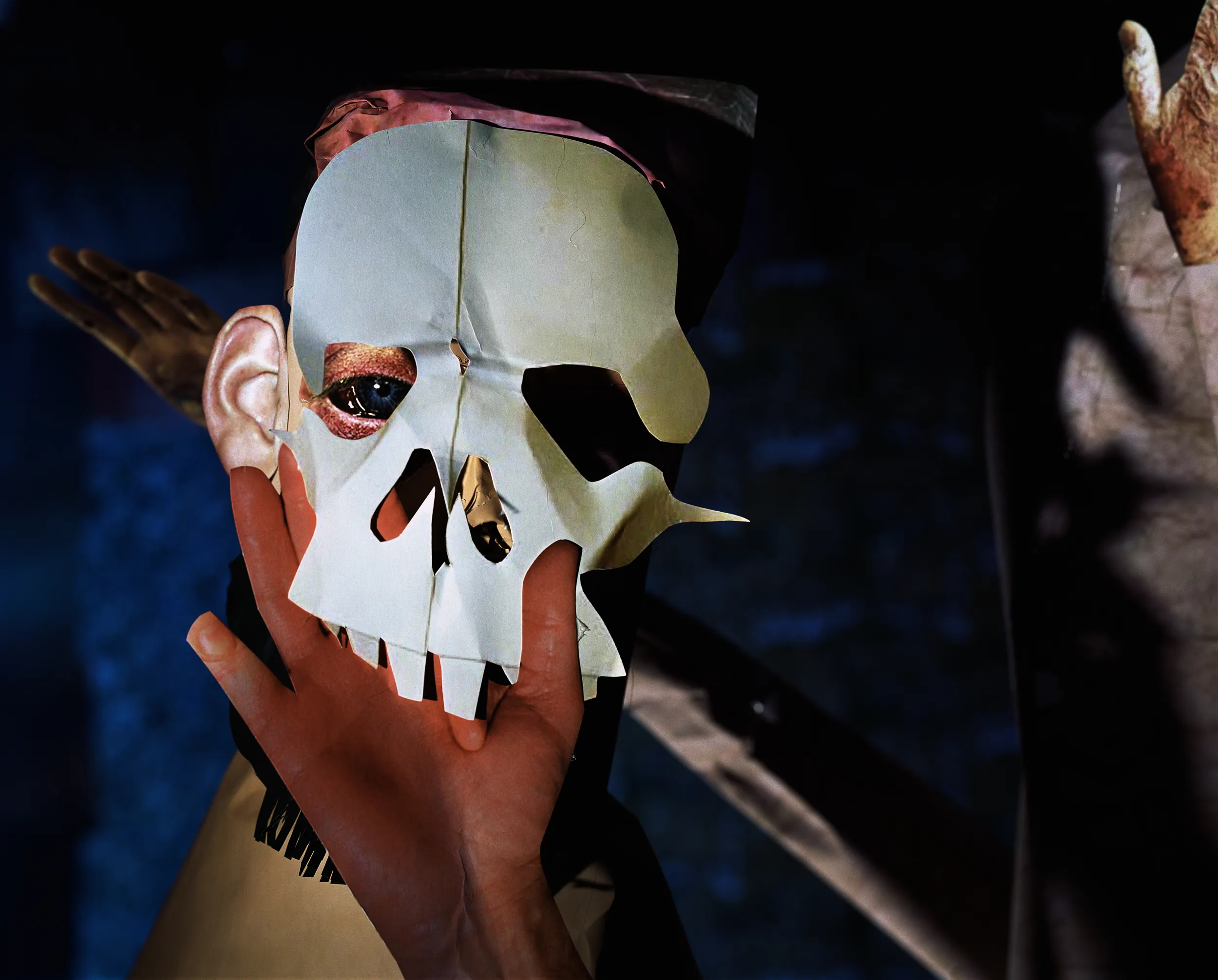 Assembly presents Portrait Studio by Daniel Gordon, a collection of portraits which span over a decade of his career, in which he photographs sculptures made with images collaged from Google image search. These assembled portraits do not depict a single person as much as they portray a collective reflection of our virtual selves. The characters blur the distinction between our lived, physical experiences and our digital, cerebral ones. As such, they articulate a new visual repertoire, one which not only celebrates the internet and appropriation, but also works to push our perception of truth to its maximum—a realm where our distinction between virtual and physical becomes full of new possibilities. As part of the blockchain, these NFT versions of Gordon’s portraits have now come full circle, navigating the shift from the beginnings of the internet to its Web 3.0 iteration.