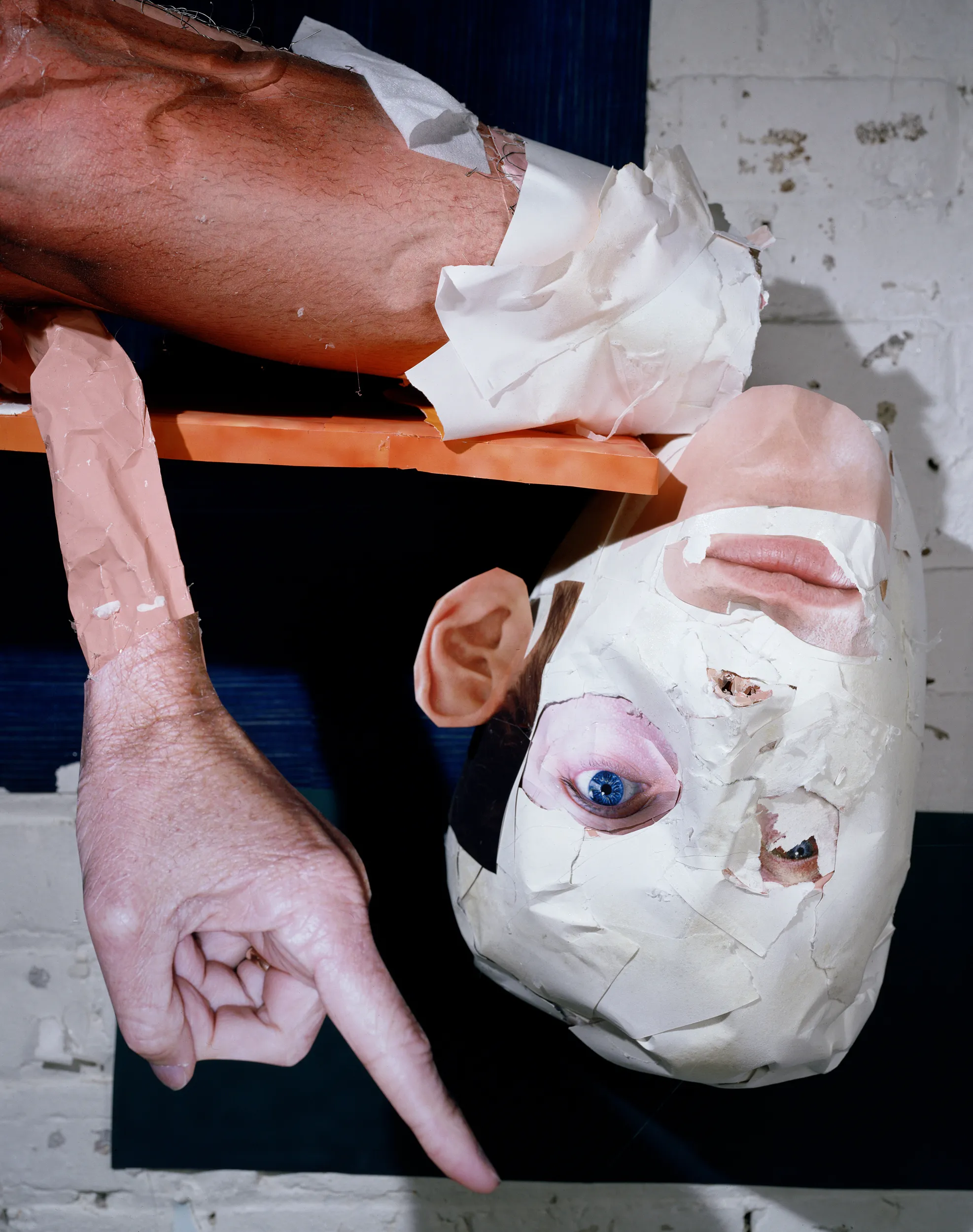 Assembly presents Portrait Studio by Daniel Gordon, a collection of portraits which span over a decade of his career, in which he photographs sculptures made with images collaged from Google image search. These assembled portraits do not depict a single person as much as they portray a collective reflection of our virtual selves. The characters blur the distinction between our lived, physical experiences and our digital, cerebral ones. As such, they articulate a new visual repertoire, one which not only celebrates the internet and appropriation, but also works to push our perception of truth to its maximum—a realm where our distinction between virtual and physical becomes full of new possibilities. As part of the blockchain, these NFT versions of Gordon’s portraits have now come full circle, navigating the shift from the beginnings of the internet to its Web 3.0 iteration.