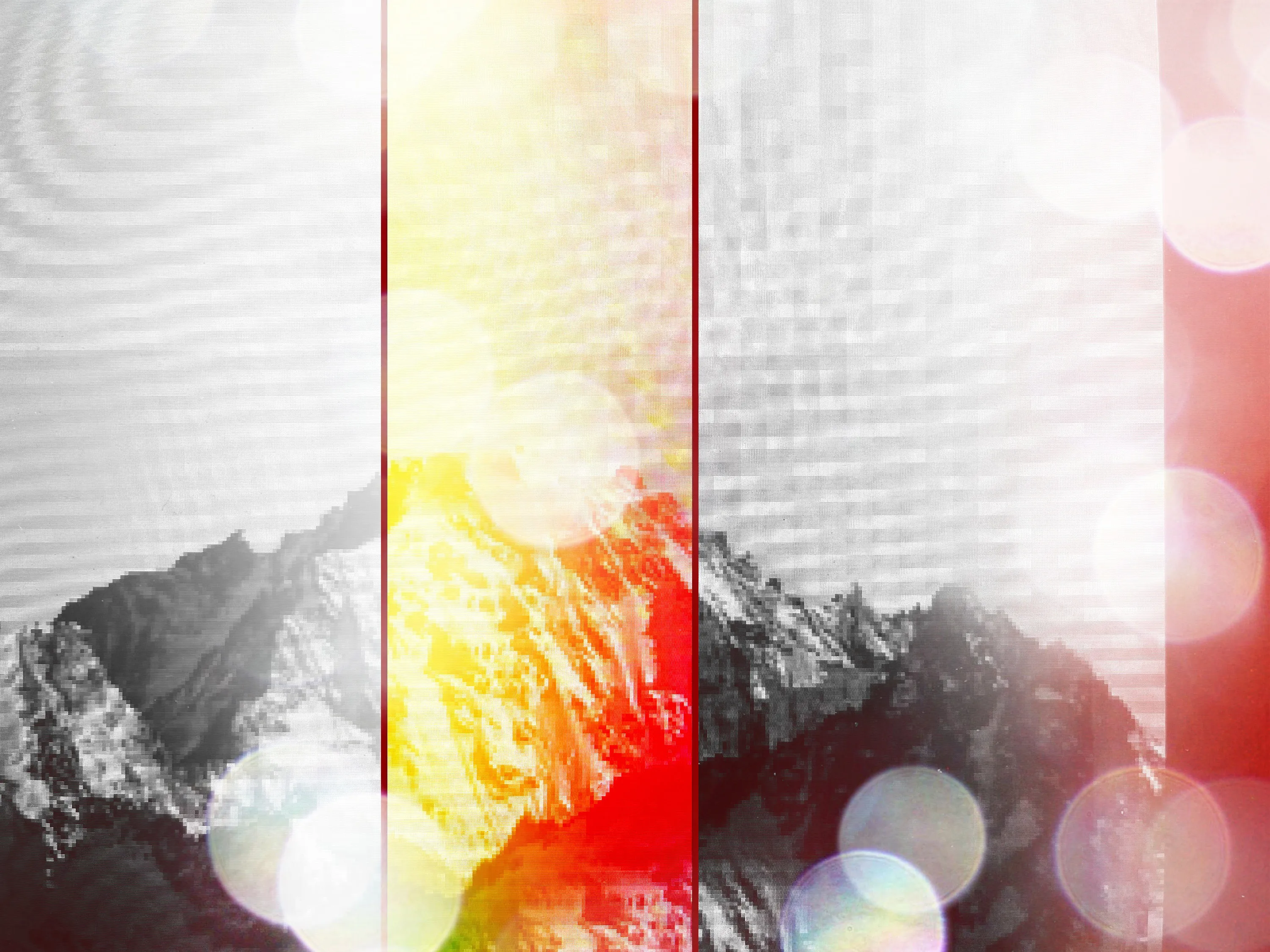 Assembly presents *Range: Of Swiss Fort Knox* by Penelope Umbrico. Building on her Range series, this collection was made specifically for the blockchain and focuses on Swiss Fort Knox, an underground data center in the Swiss Alps that provides "long-term access to our digital cultural and scientific assets." After sourcing internet images tagged “Swiss Fort Knox,” she photographs the images on the screen with her iPhone, processing them through the camera app filters that simulate “mistakes” of analogue photography. Hallucinogenic colors blend with disorienting effects of the device’s gravity sensor to dislodge any perception of stability in the mountain, the data center, and the photographic medium. The data center (a contemporary cultural repository) melds with the supposed stability of the mountain range (one of the oldest sites of spiritual contemplation) and is destabilized through the generative changes of each iteration, yet now remains fixed in time through the blockchain.