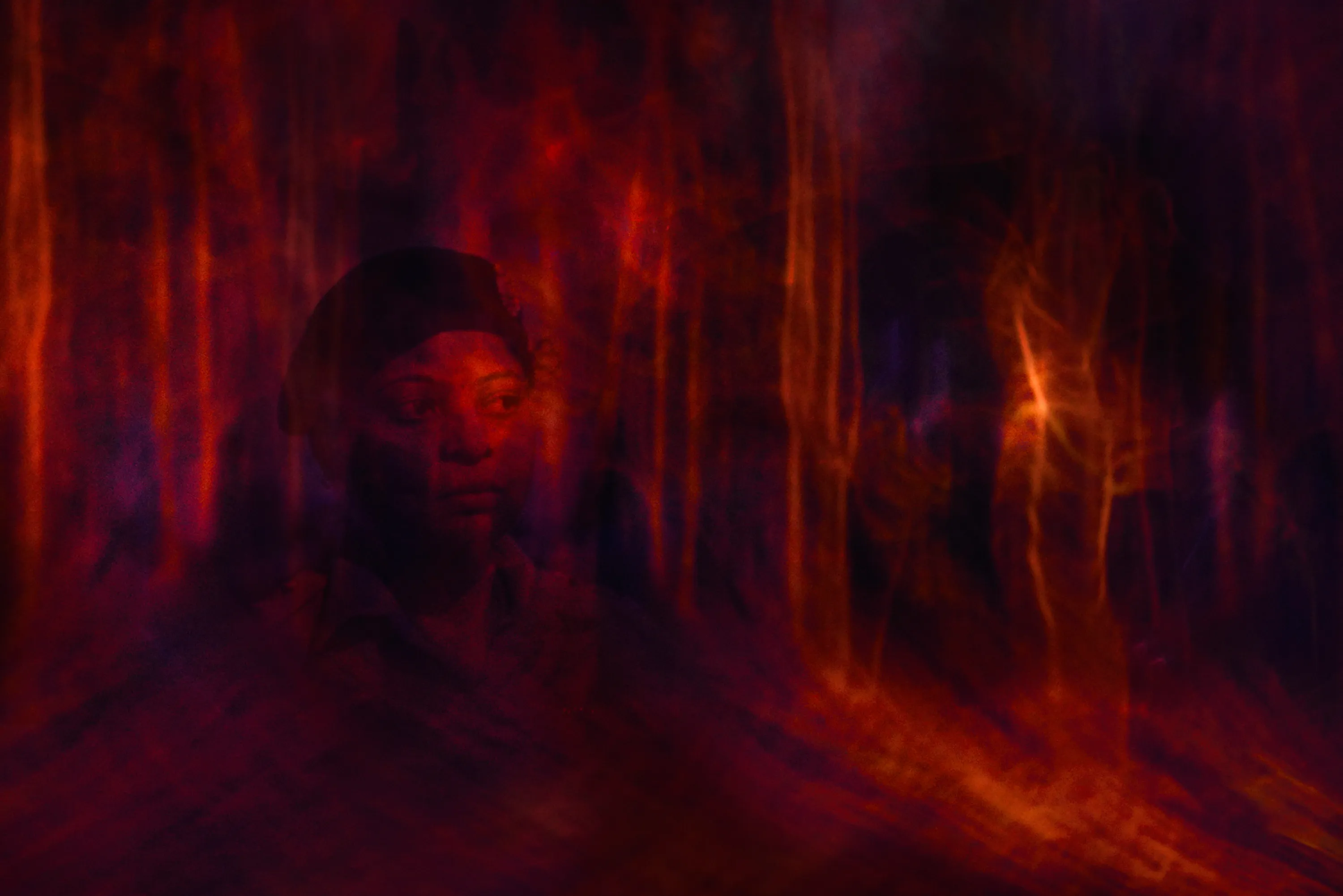 Assembly presents *Centralia* by Poulomi Basu, an award-winning series of photographs that exposes hidden crimes of war as an indigenous people fight for their survival. In war, truth is the first casualty; this work explores the unsteady relationship between reality and fiction and how our perceptions of truth are manipulated. *Centralia* has been called a hallucinatory reflection where an invisible conflict between a guerilla army, an indigenous people and the Indian state reveals wider issues of environmental degradation. Such exploitation comes at a price: the transmogrification of violence into the de-facto language of politics. Basu is an internationally-exhibited Indian transmedia artist and activist, a National Geographic Explorer, Sundance Fellow, Magnum Fellow, winner of Arles Discovery Award 2020, and nominee for the Deutsche Börse Prize 2021. A portion of proceeds from the sale will go to PARI Network to fund grassroots efforts to help Dalit women tell their own stories. 